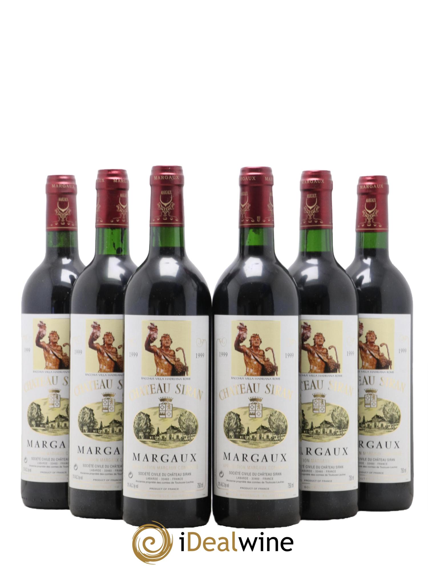 Château Siran 1999 - Lot de 6 bouteilles - 0