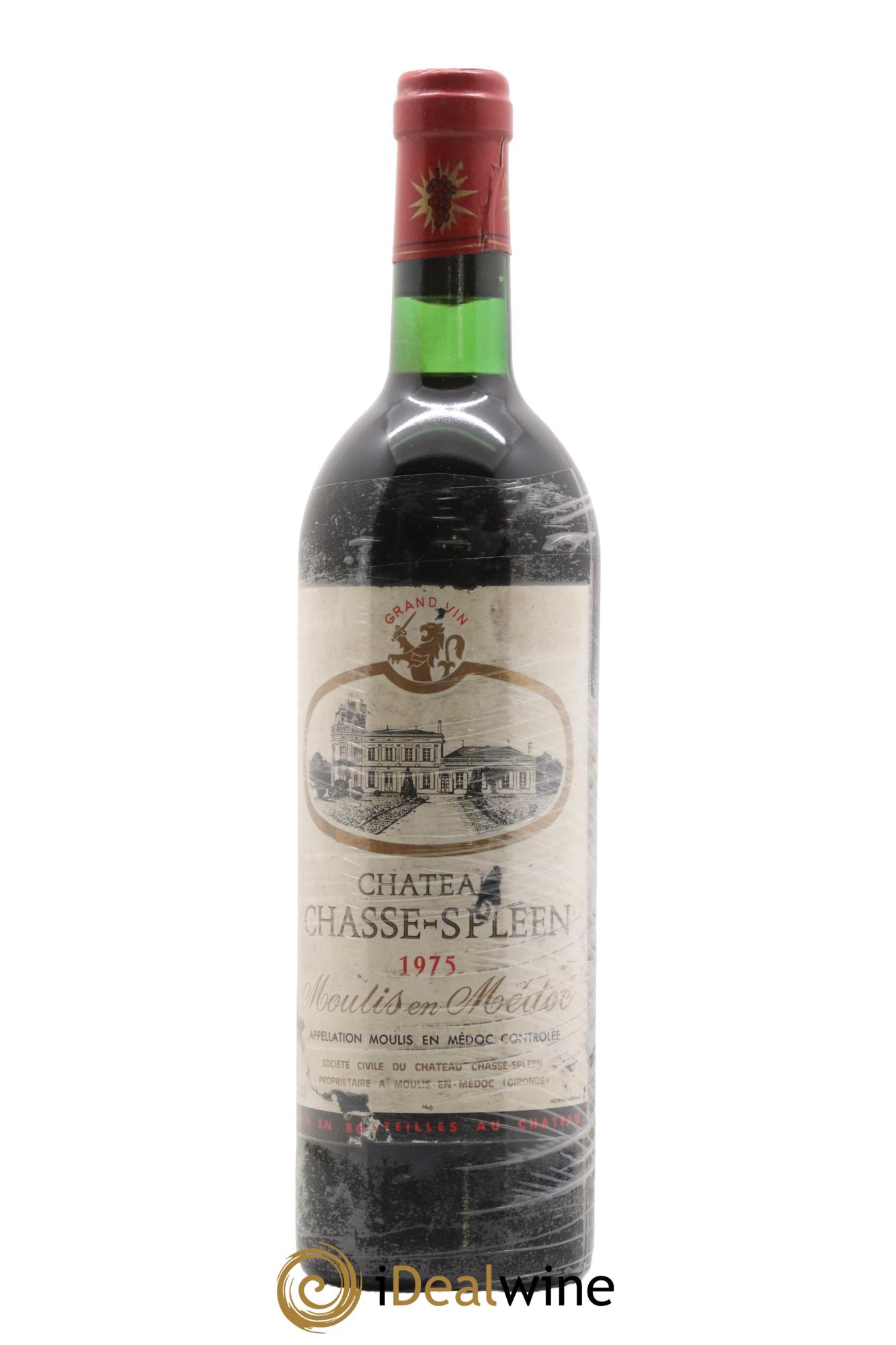Château Chasse Spleen 1975 - Lot de 1 bouteille - 0
