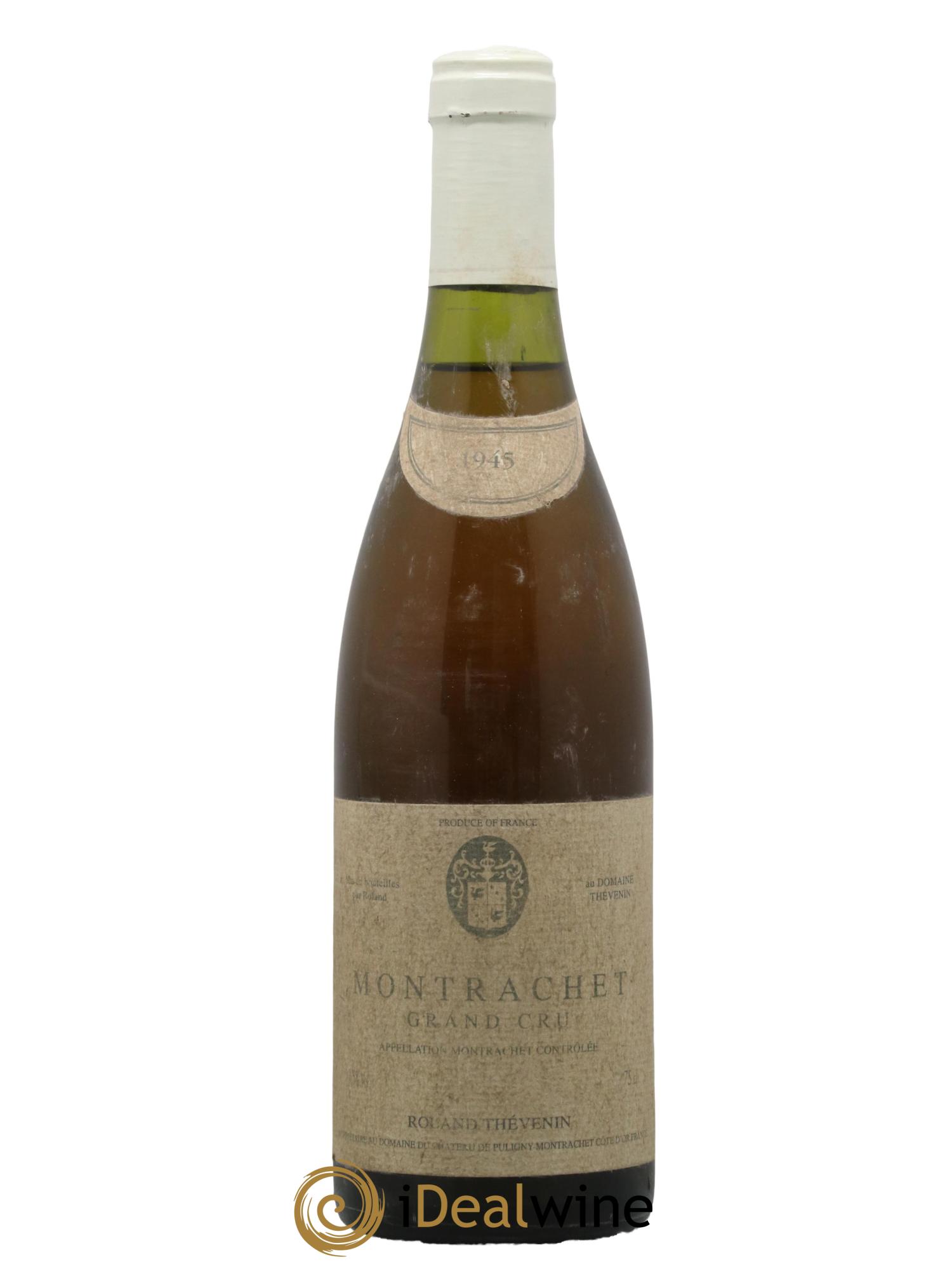 Montrachet Grand Cru Roland Thevenin 1945 - Posten von 1 Flasche - 0