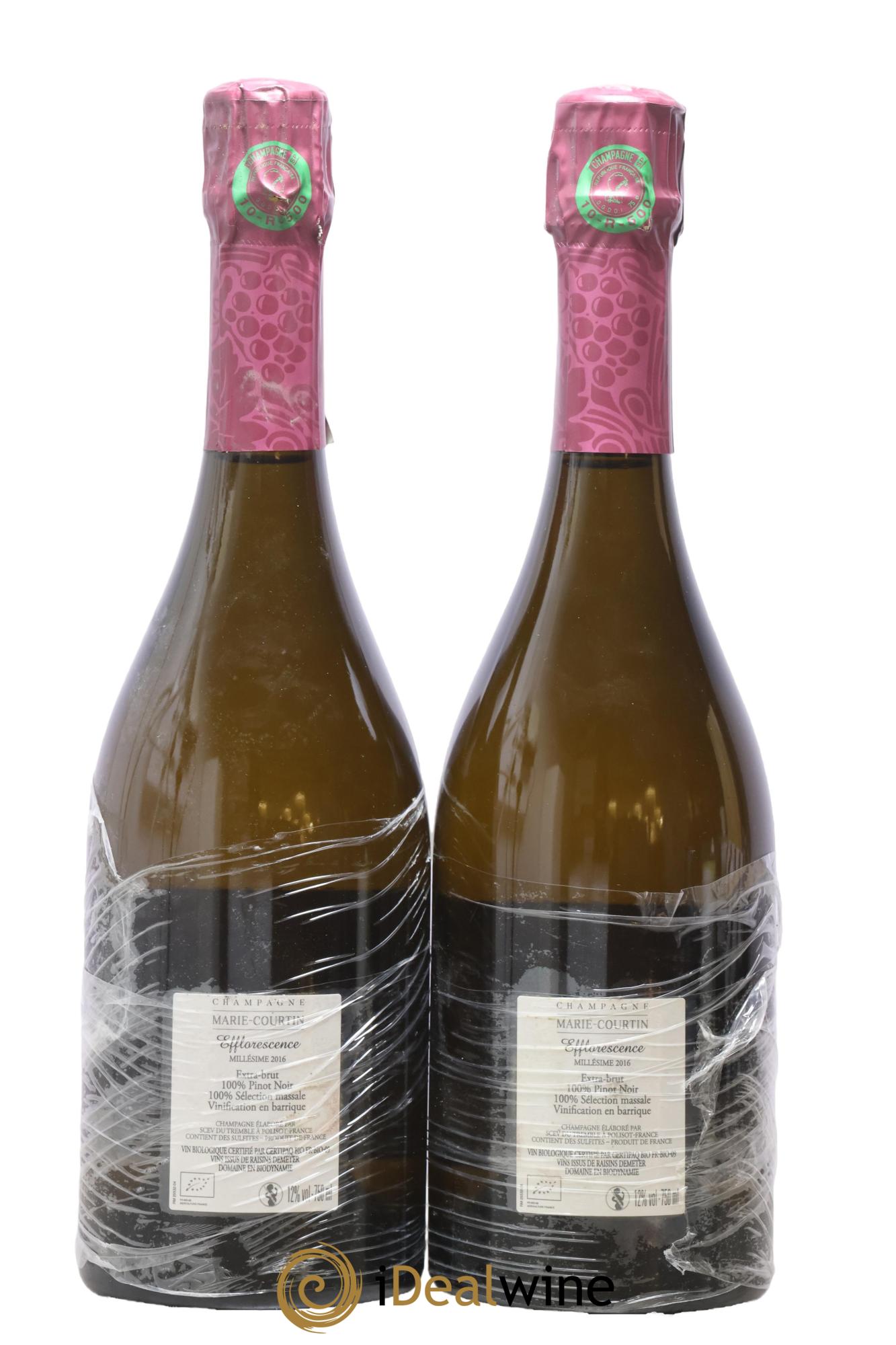Efflorescence Extra-Brut Marie Courtin 2016 - Lot de 2 bouteilles - 1