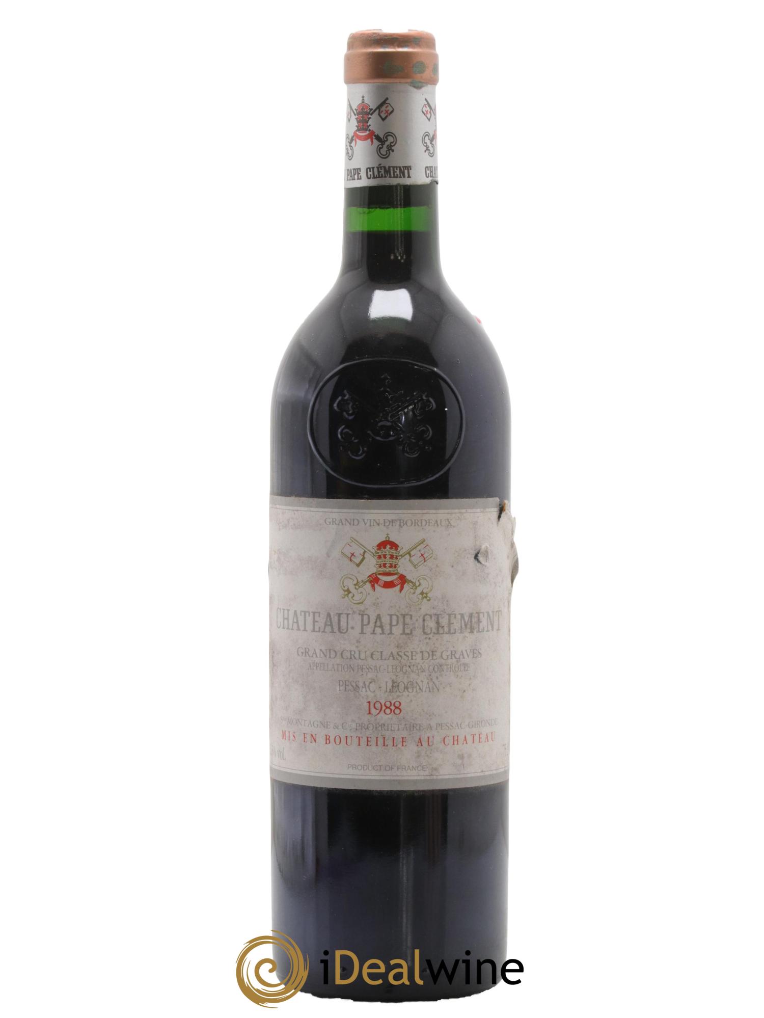 Château Pape Clément Cru Classé de Graves 1988 - Lot of 1 bottle - 0