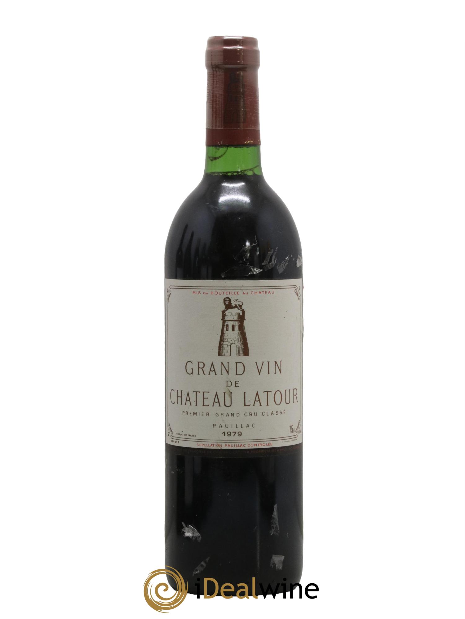 Château Latour 1er Grand Cru Classé 1979 - Lot de 1 bouteille - 0