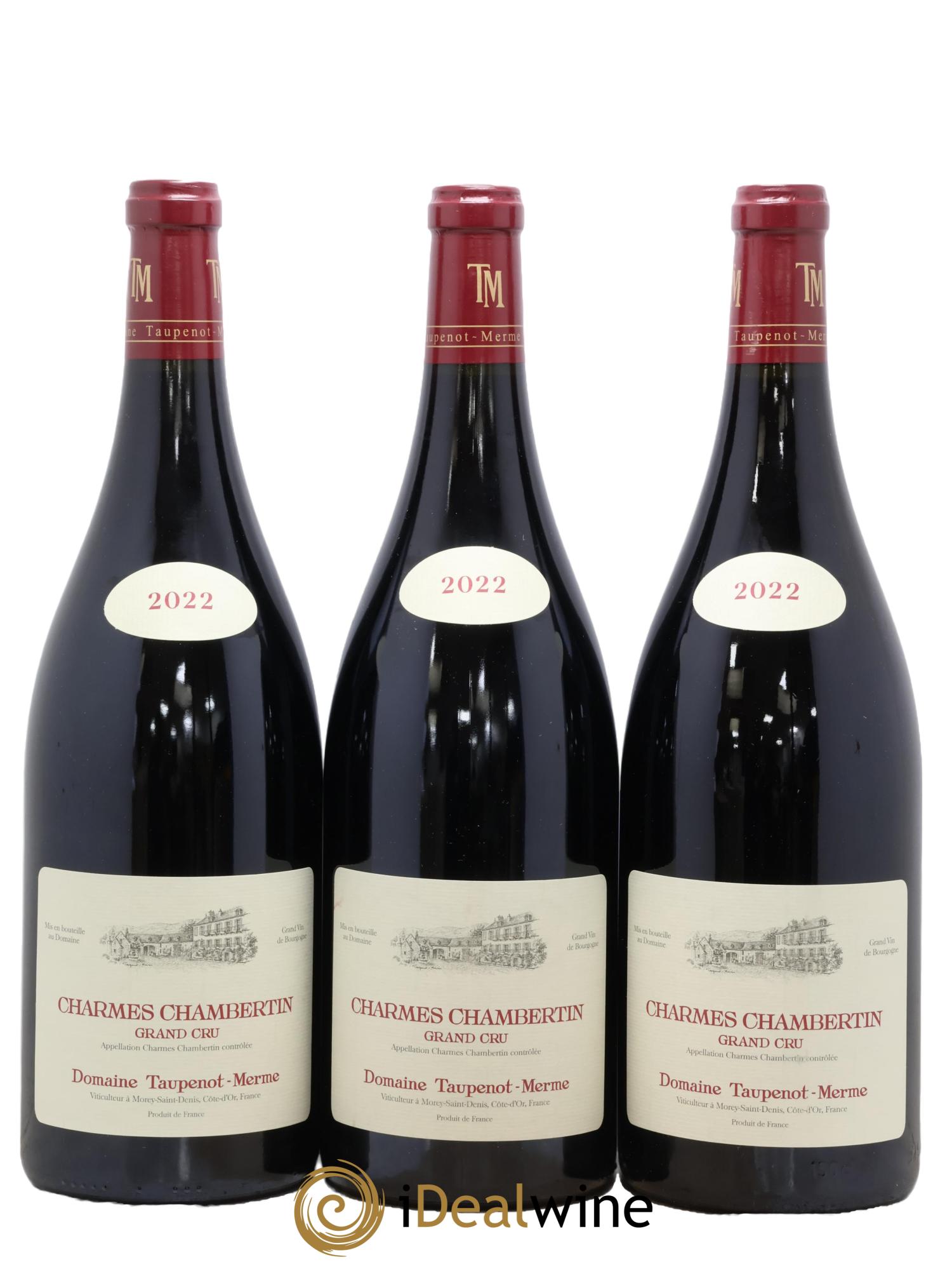 Charmes-Chambertin Grand Cru Taupenot-Merme 2022 - Lot de 3 magnums - 0