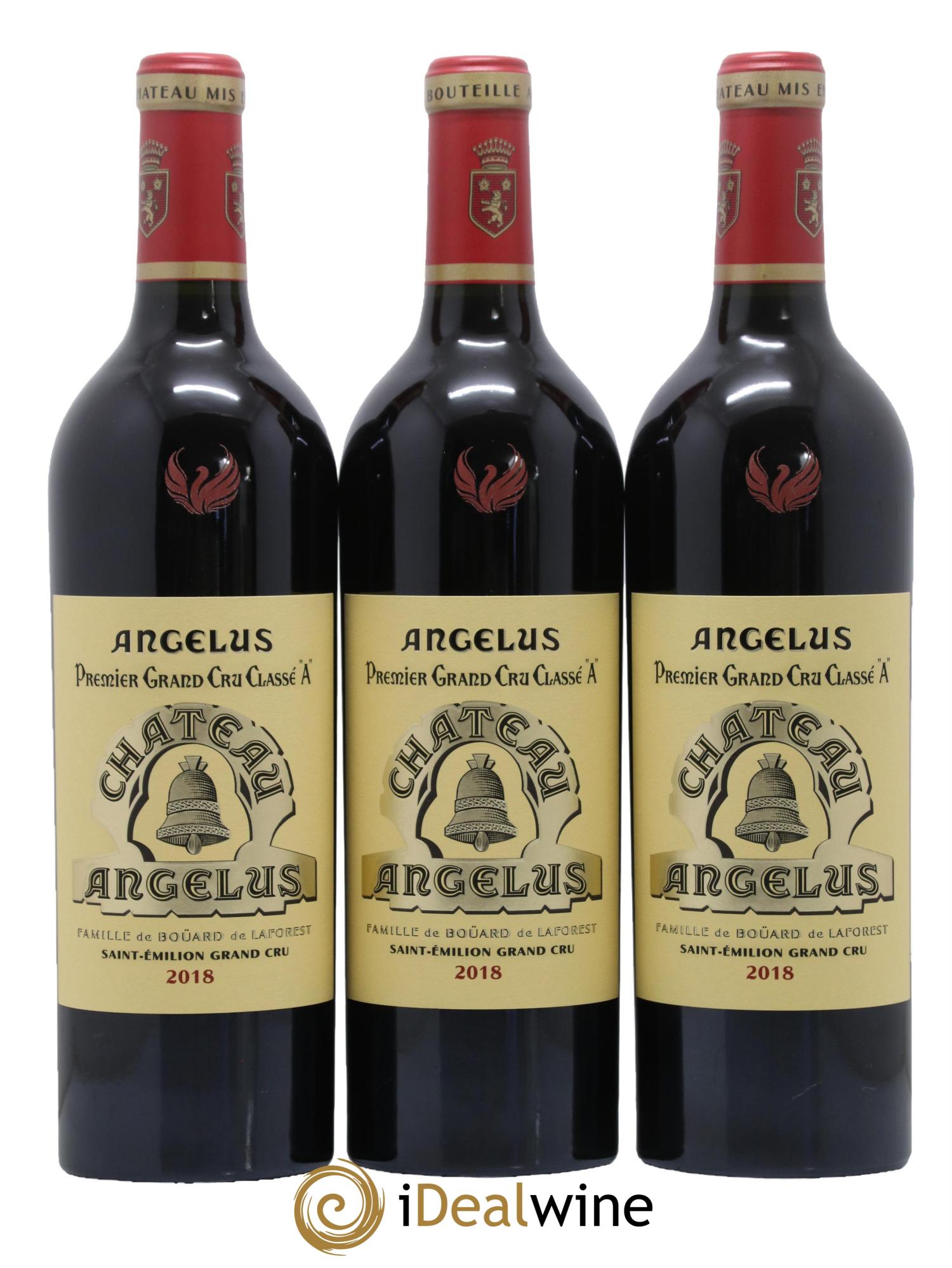 Château Angélus 1er Grand Cru Classé A 2018 - Lot de 6 bouteilles - 1