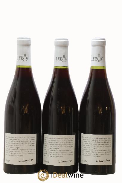 Volnay 1er Cru Leroy SA 1984 - Lot de 3 bouteilles - 1