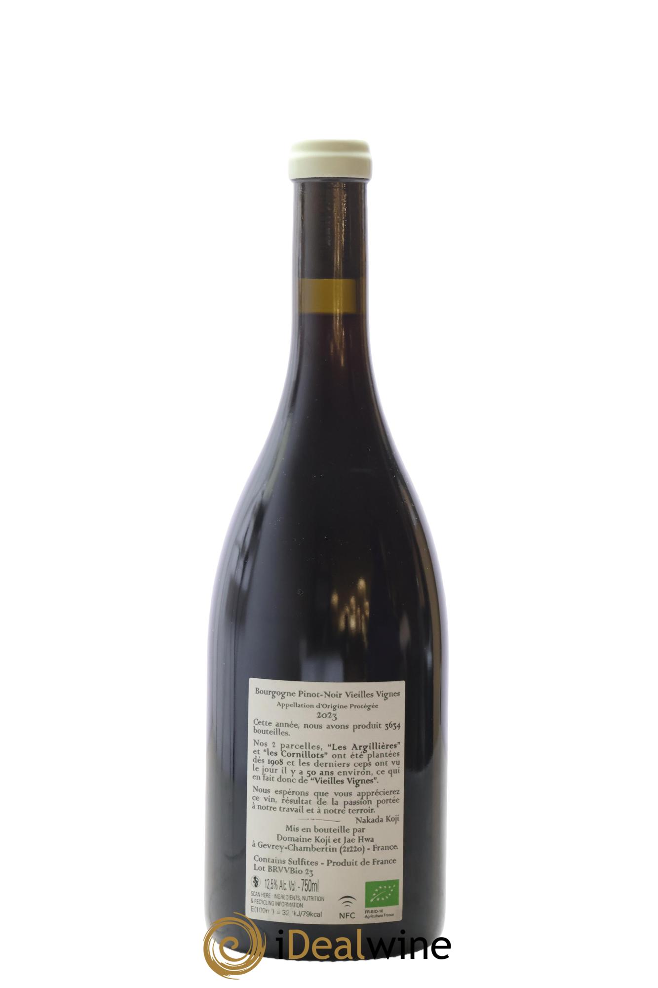 Bourgogne Vieilles Vignes Koji et Jae Hwa 2023 - Lot de 1 bouteille - 1