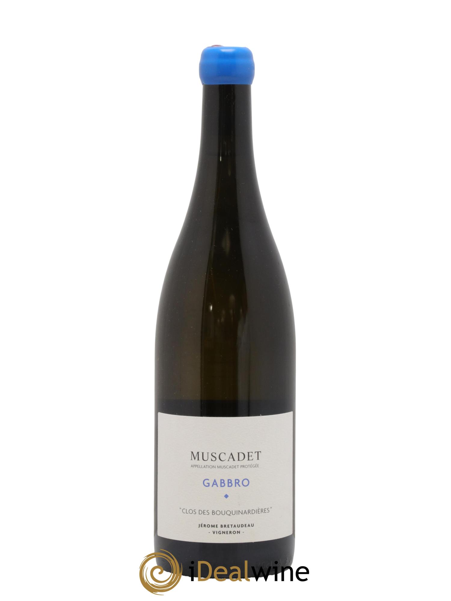 Muscadet-Sèvre-et-Maine Gabbro Clos des Bouquinardières Jérôme Bretaudeau - Domaine de Bellevue 2020 - Lot de 1 bouteille - 0