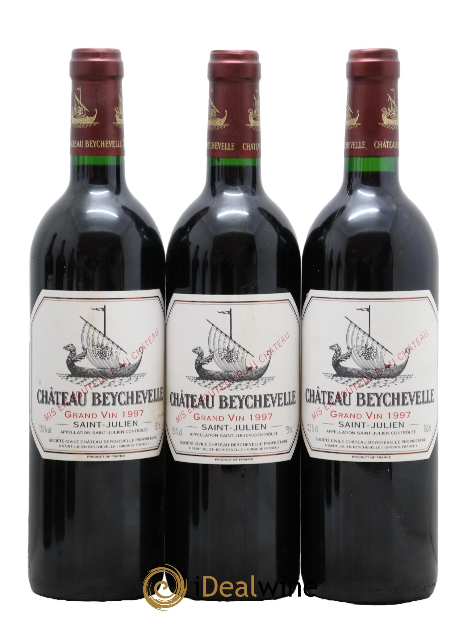 Château Beychevelle 4ème Grand Cru Classé 1997 - Lot de 6 bouteilles - 1