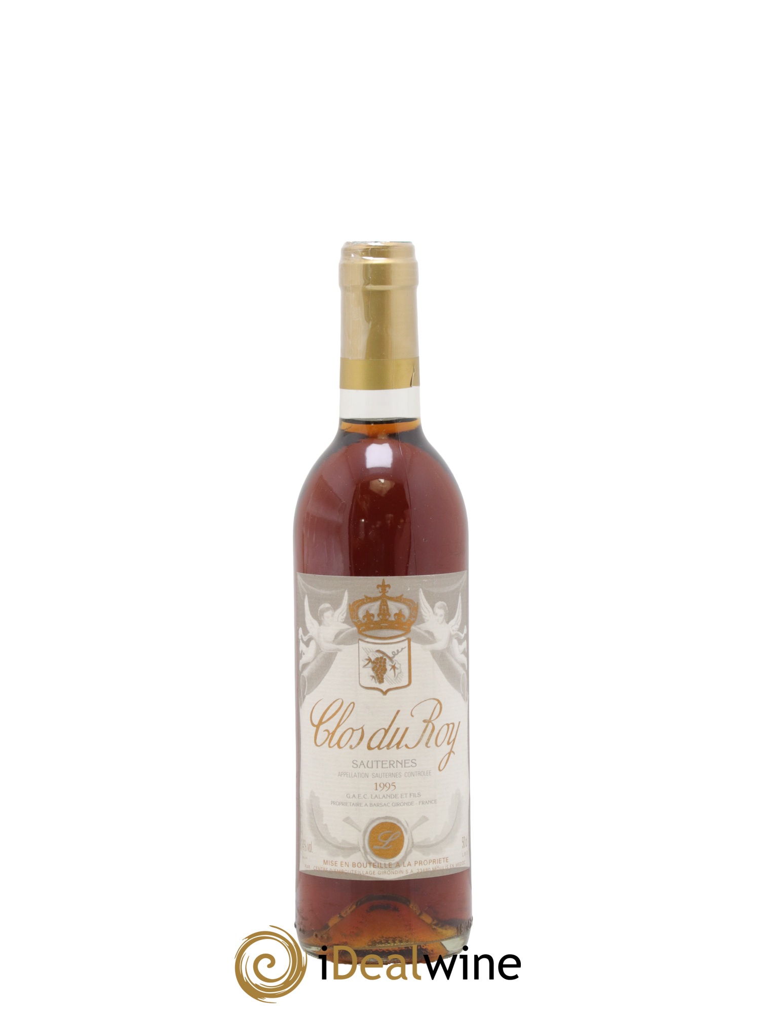 Sauternes Clos Du Roy GAEC Lalande Et Fils 1995 - Lot de 1 format 50cl - 0