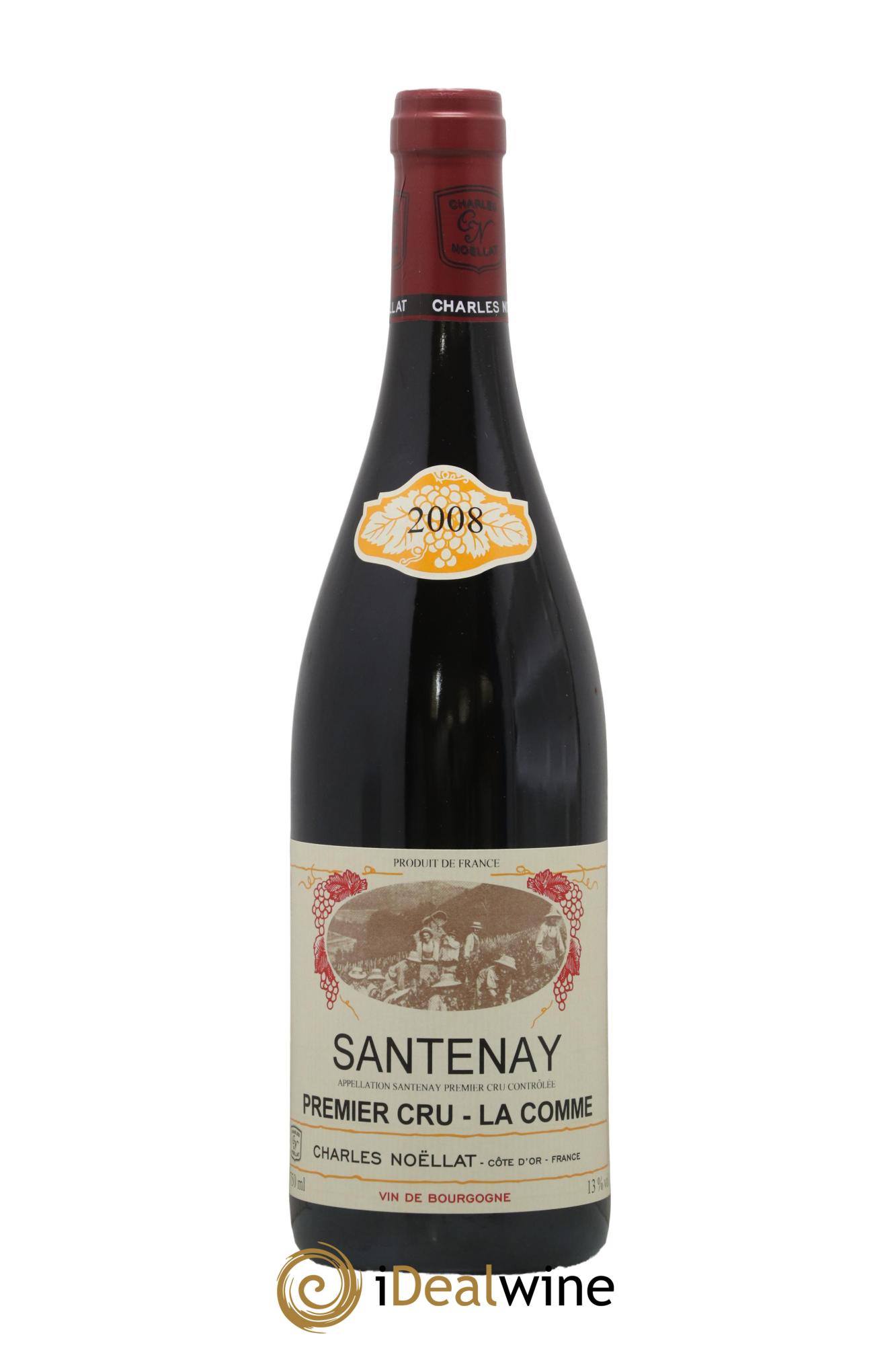 Santenay 1er Cru La Comme Charles Noëllat 2008 - Lot de 1 bouteille - 0