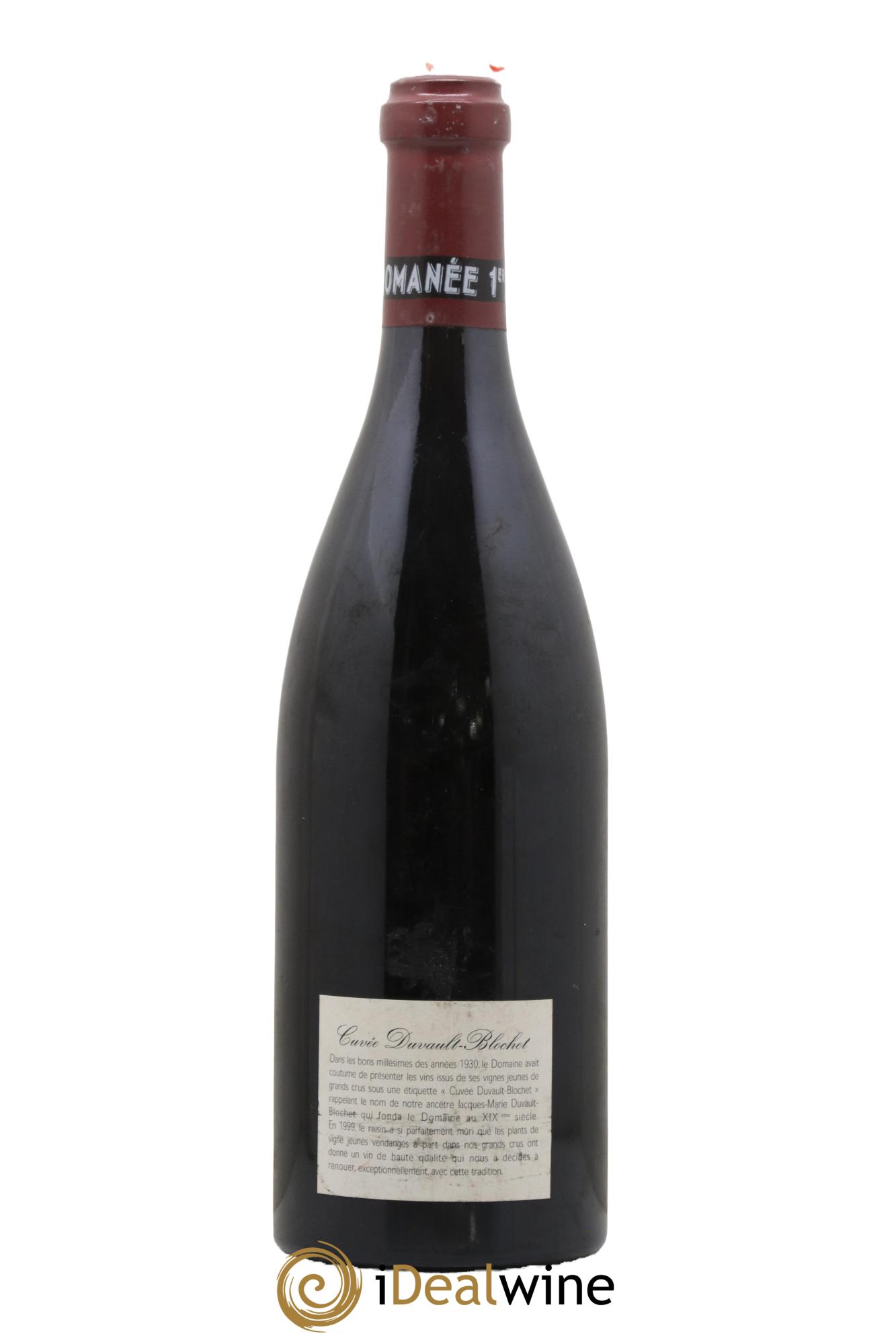 Vosne-Romanée 1er Cru Cuvée Duvault Blochet Domaine de la Romanée-Conti 1999 - Lot de 1 bouteille - 1