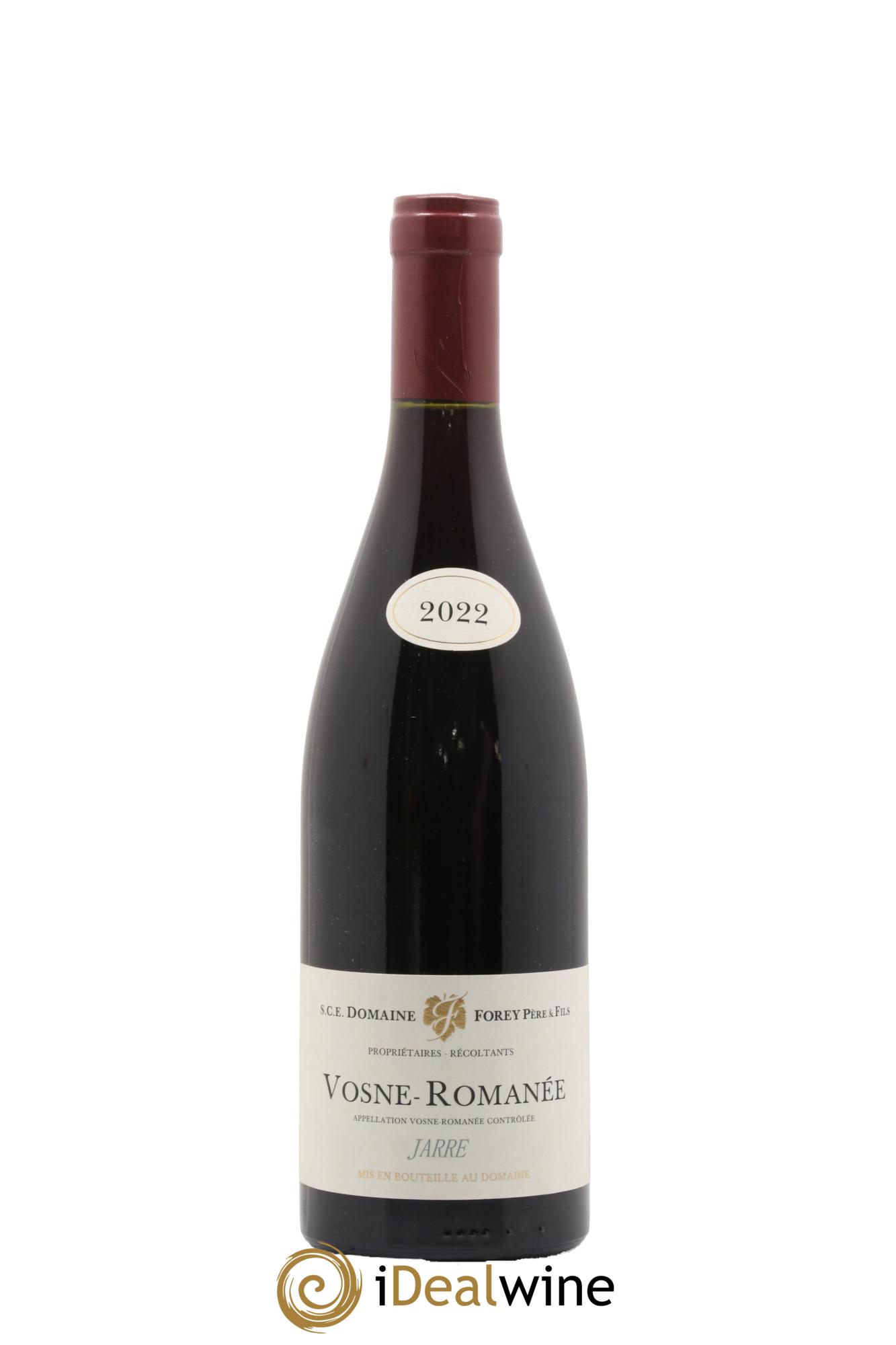 Vosne-Romanée Jarre Domaine Forey Père et Fils 2022 - Lot de 1 bouteille - 0