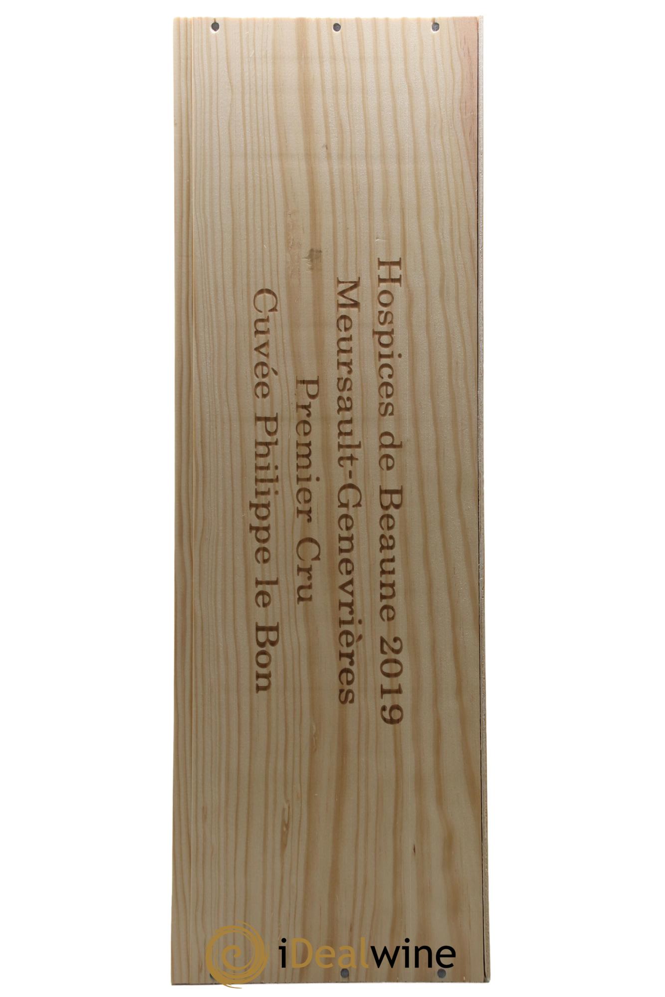 Meursault 1er Cru Genevrieres Cuvee Philippe le Bon Hospices de Beaune Albert Bichot 2019 - Lot de 1 double magnum - 1