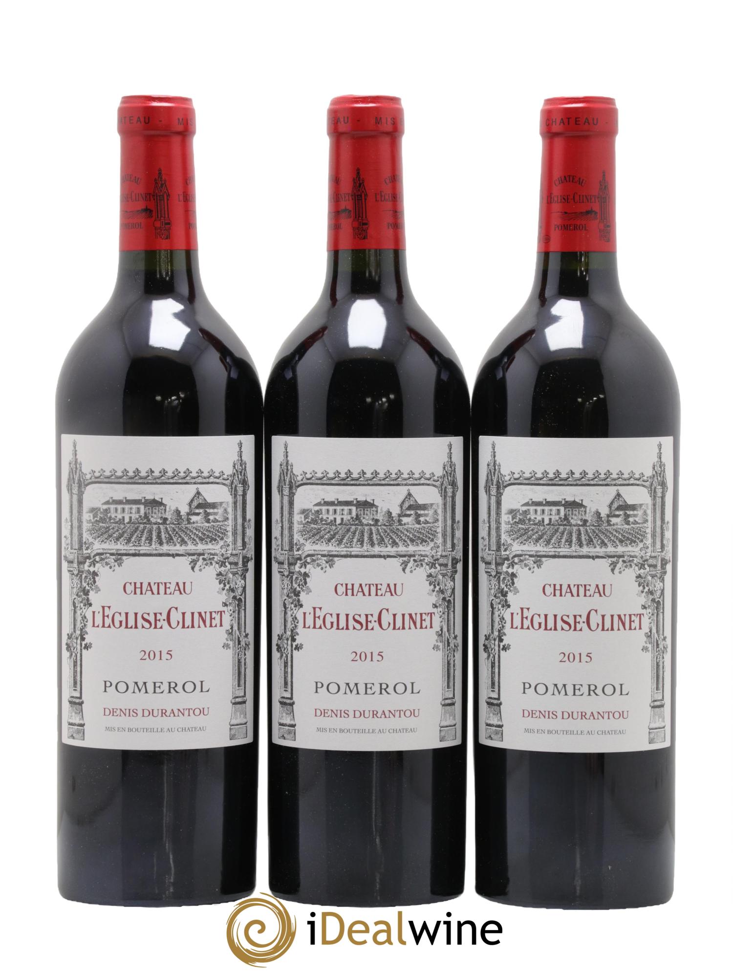 Château l' Église Clinet 2015 - Lot de 6 bouteilles - 1
