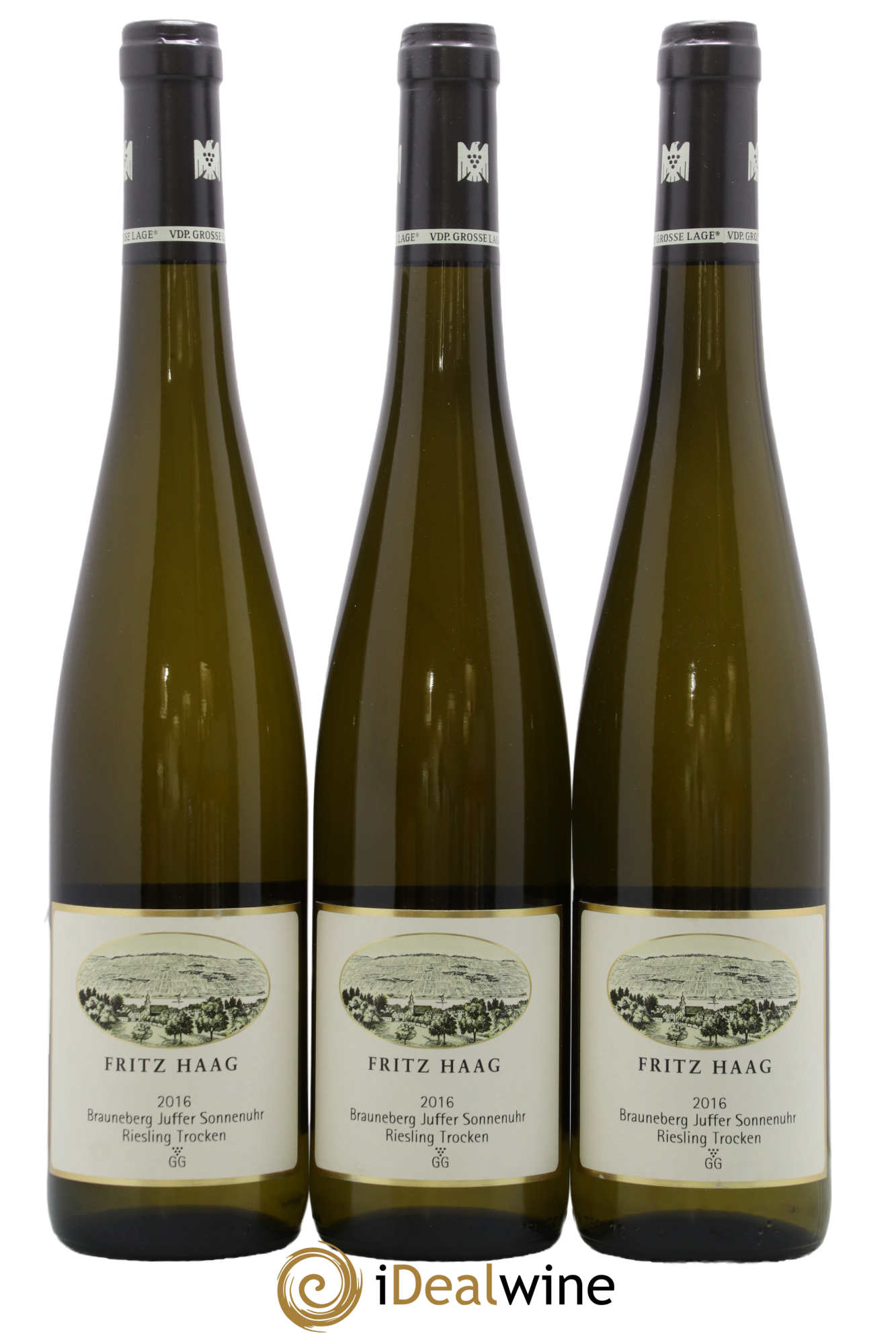 Riesling Fritz Haag Brauneberger Juffer Trocken 2016 - Lot de 3 bouteilles - 0