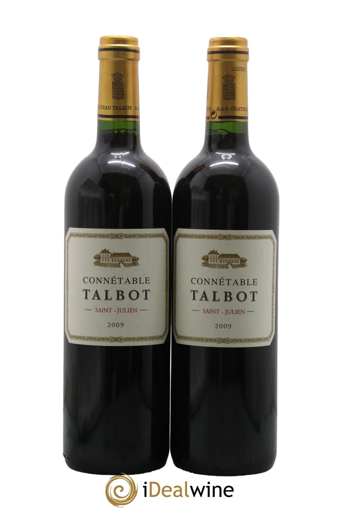 Connétable de Talbot Second Vin  2009 - Lotto di 2 bottiglie - 0