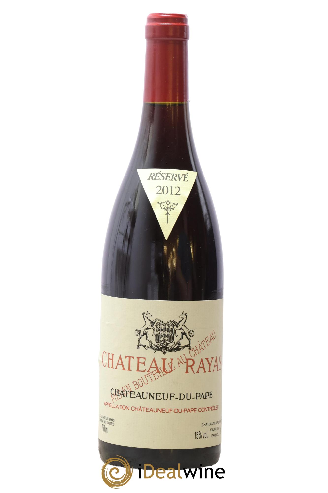 Châteauneuf-du-Pape Château Rayas Emmanuel Reynaud 2012 - Lot de 1 bouteille - 0