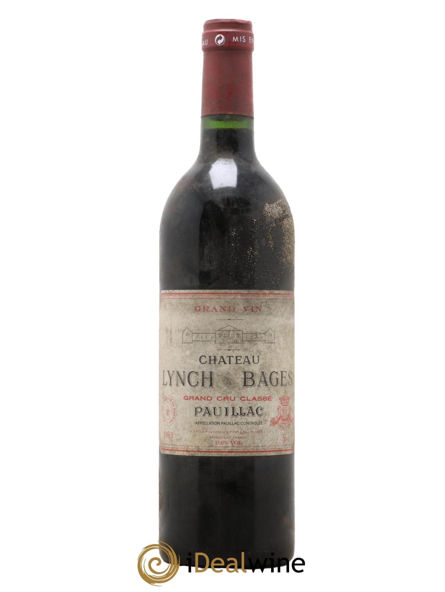 Château Lynch Bages 5ème Grand Cru Classé 1993 - Lot de 1 bouteille - 0