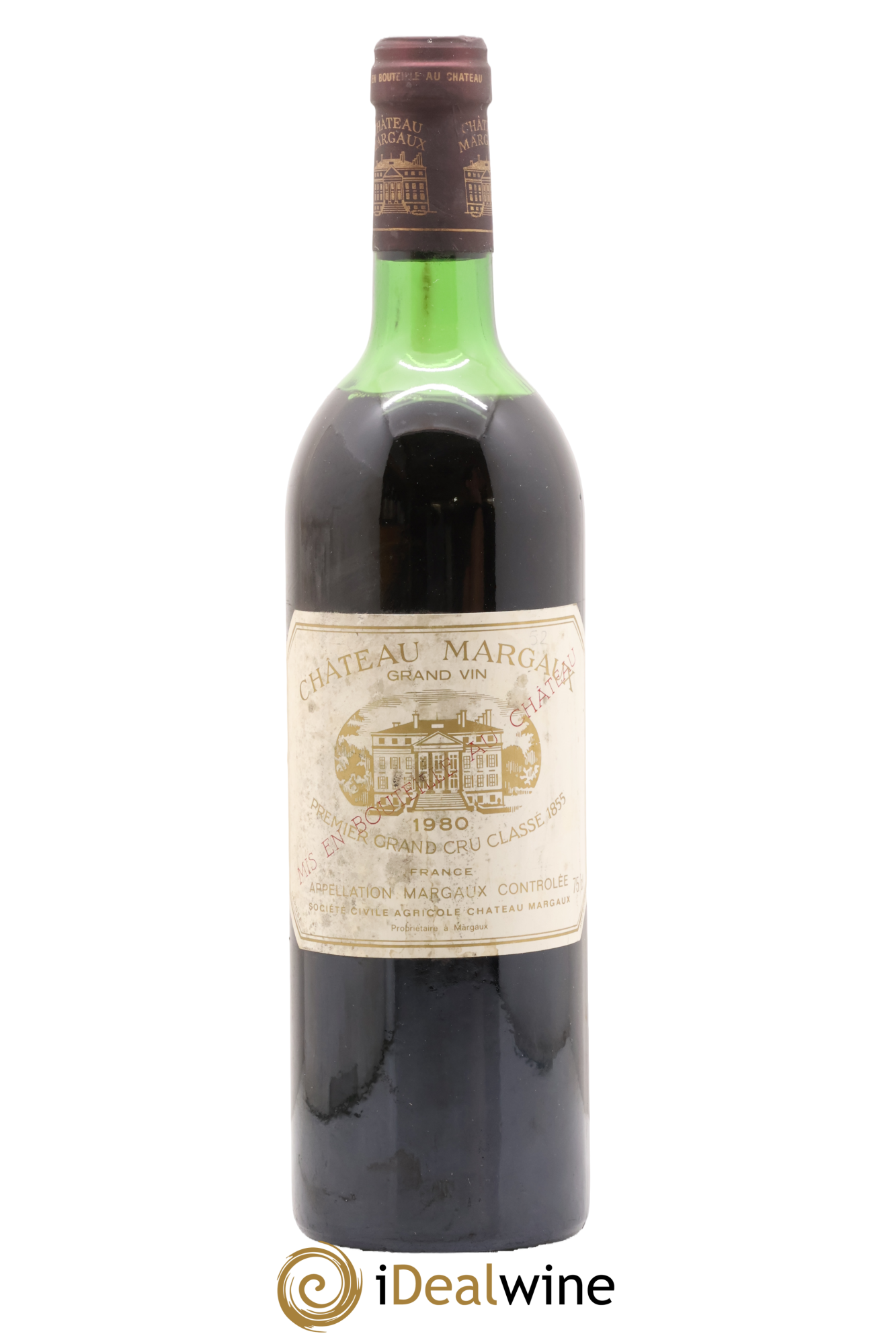 Château Margaux 1er Grand Cru Classé 1980 - Lot de 1 bouteille - 0