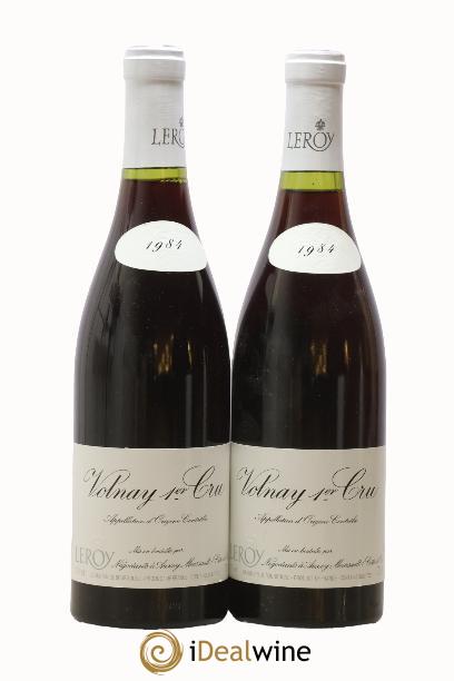 Volnay 1er Cru Leroy SA 1984 - Lot de 2 bouteilles - 0