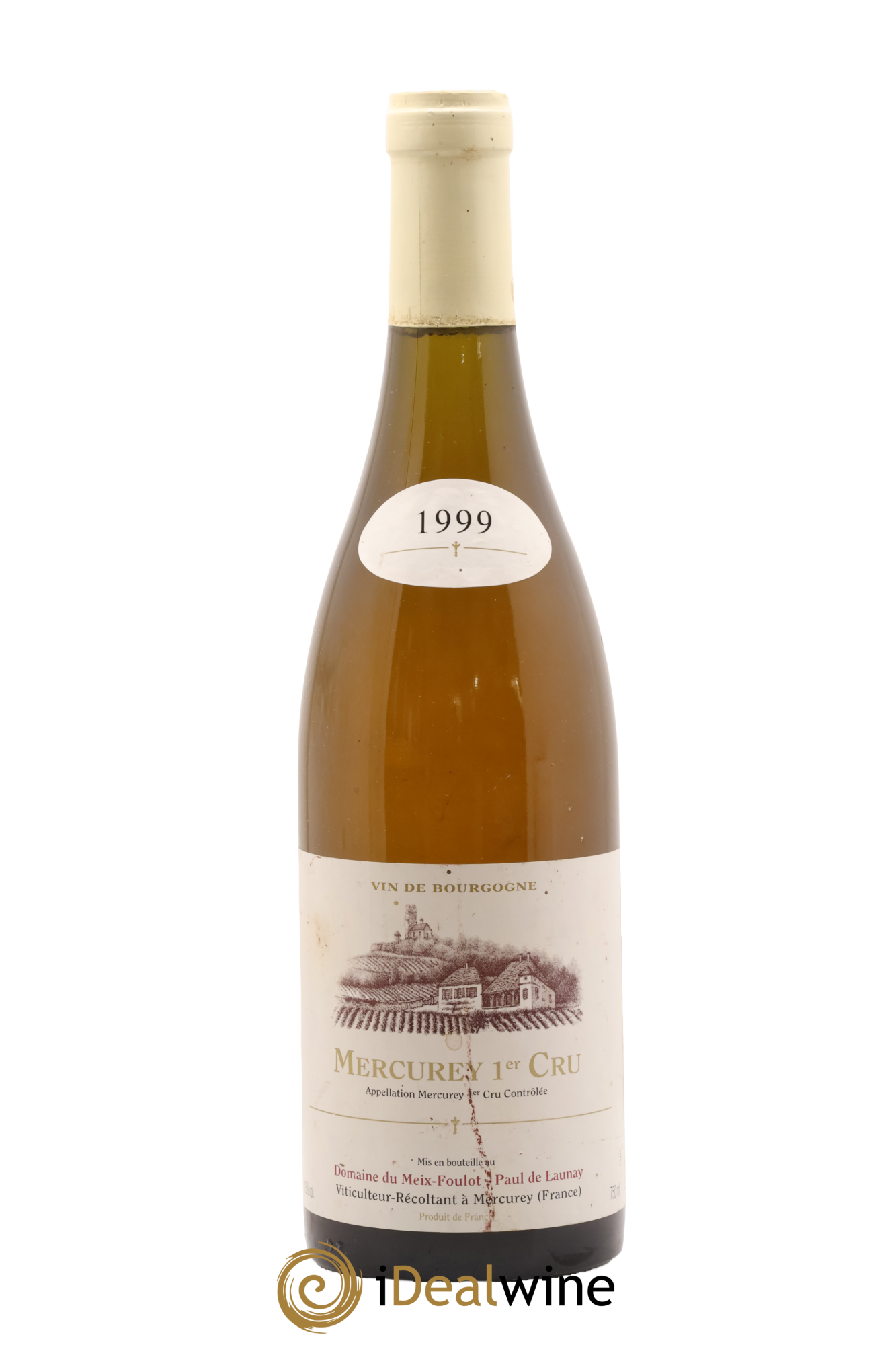 Mercurey 1er Cru Paul de Launay 1999 - Lotto di 1 bottiglia - 0