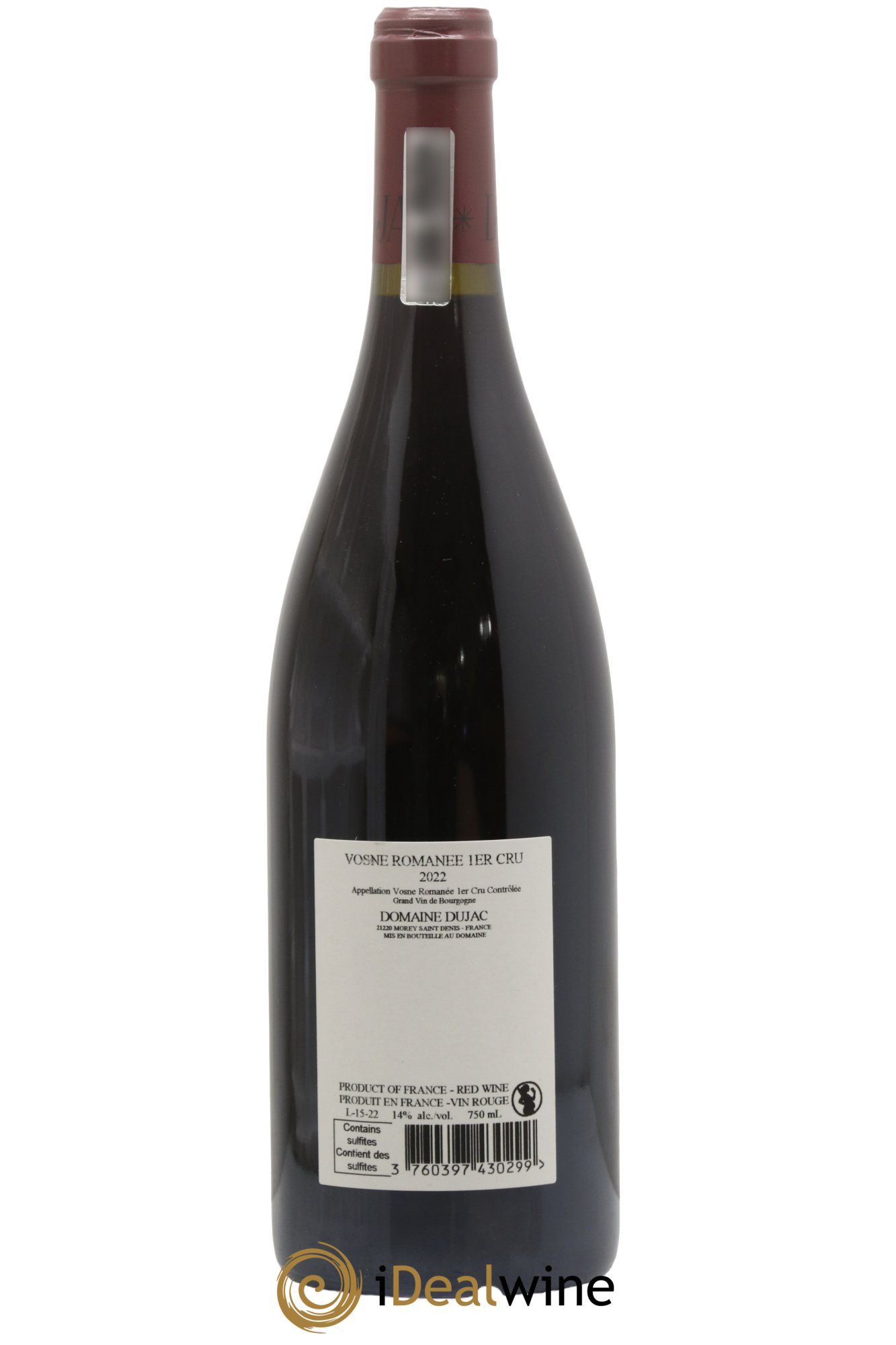 Vosne-Romanée 1er Cru Aux Malconsorts Dujac (Domaine) 2022 - Lot of 1 bottle - 1
