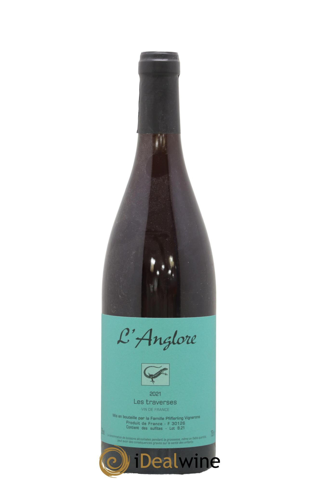 Vin de France Les Traverses L'Anglore 2021 - Lot de 1 bouteille - 0