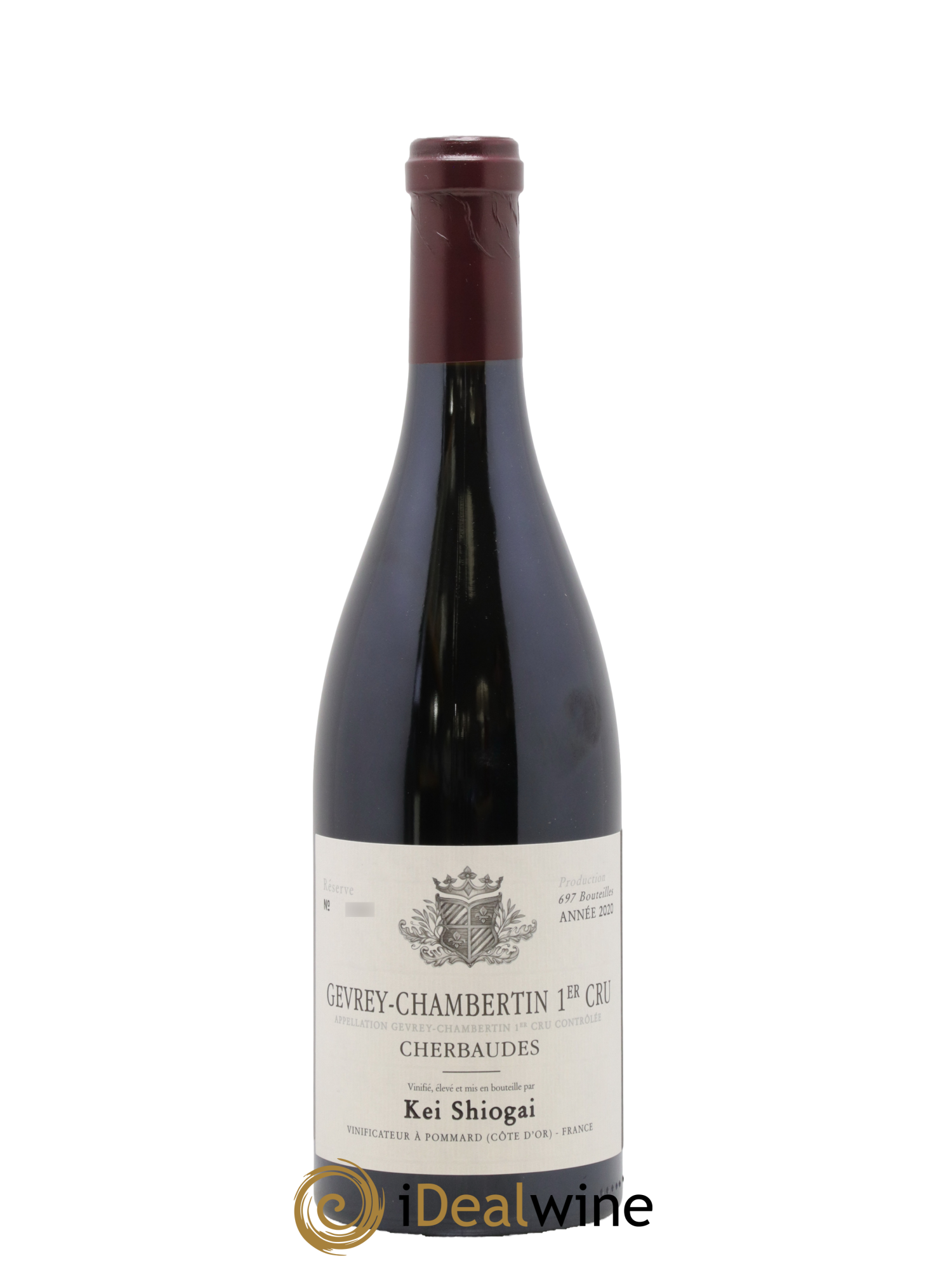 Gevrey-Chambertin 1er Cru Cherbaudes Kei Shiogai 2020 - Lot de 1 bouteille - 0