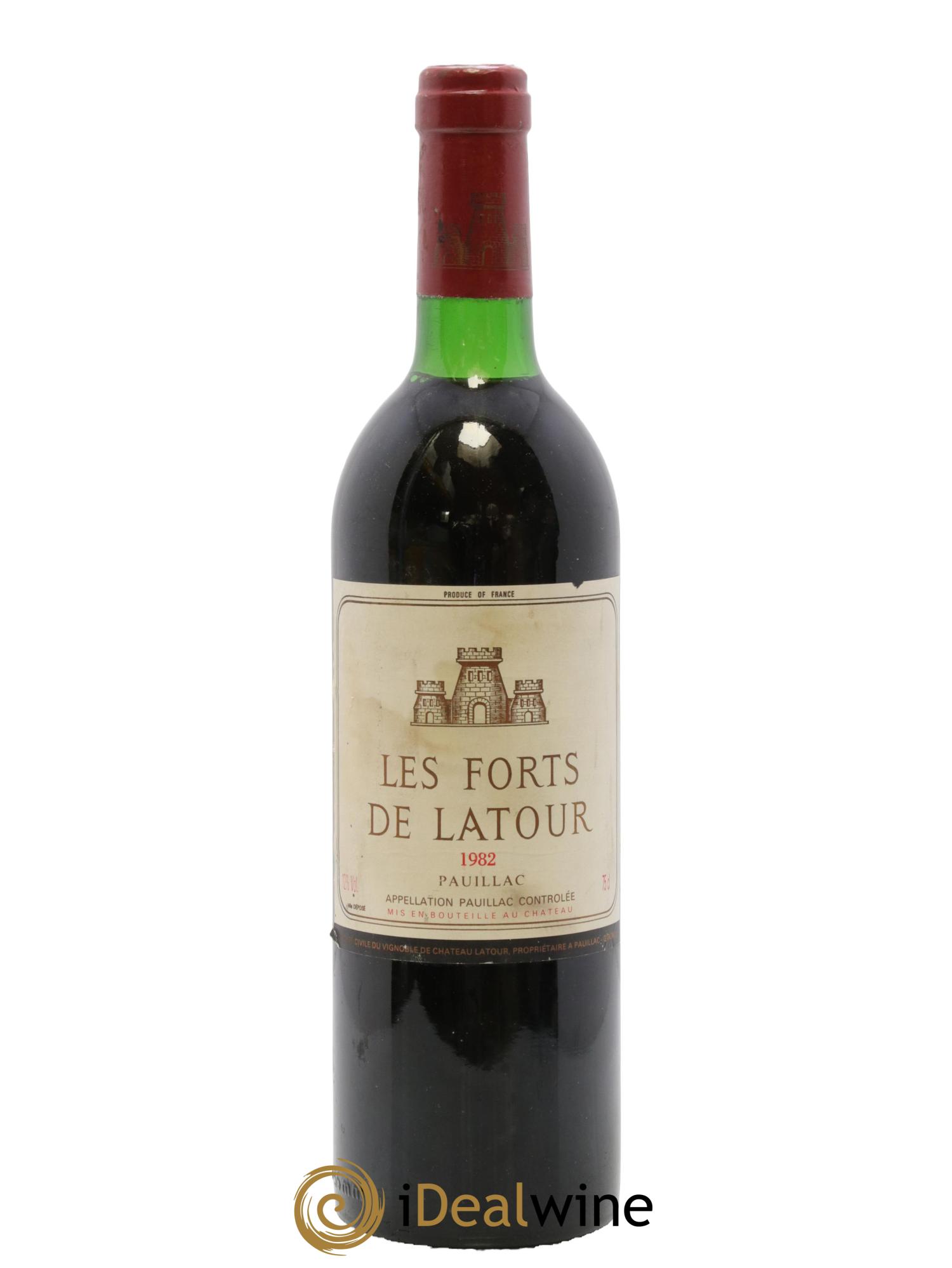 Les Forts de Latour Second Vin 1982 - Posten von 1 Flasche - 0