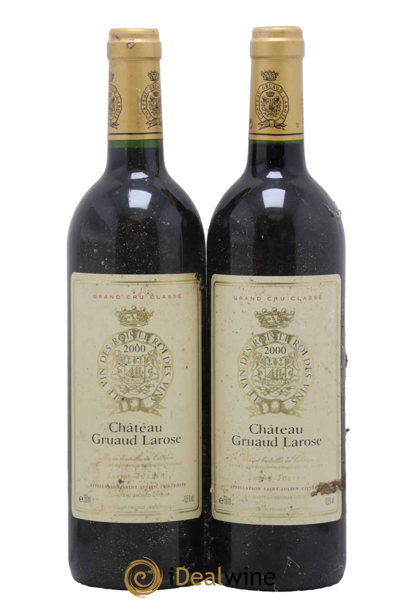 Château Gruaud Larose 2ème Grand Cru Classé 2000 - Lot de 2 bouteilles - 0