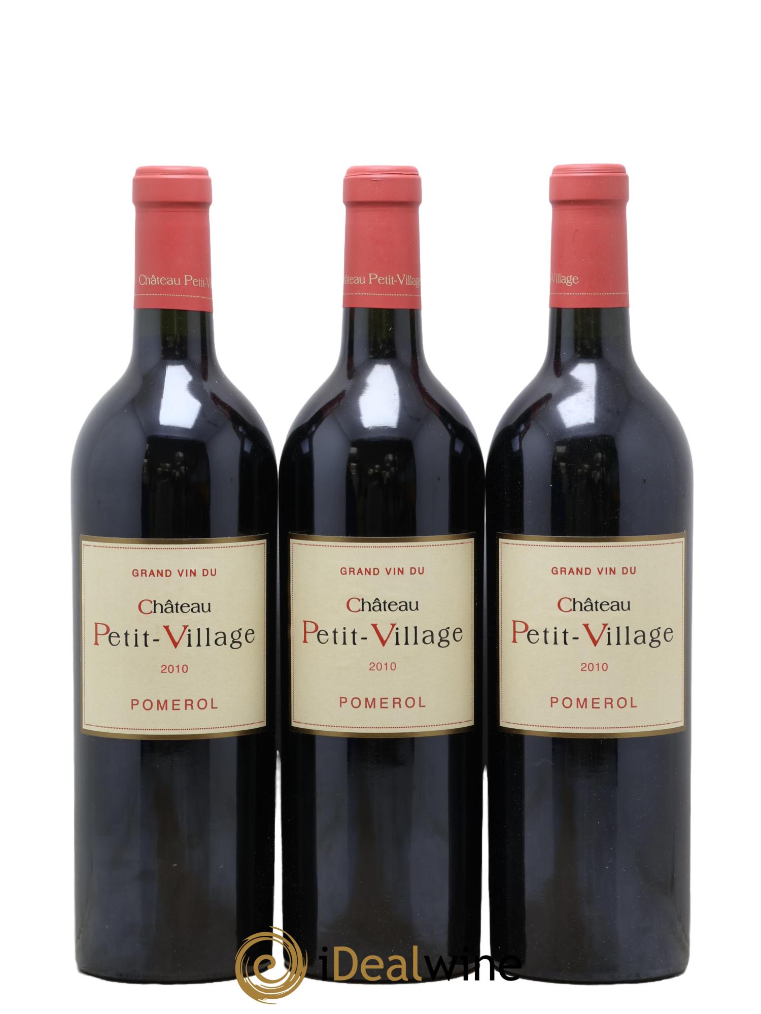 Château Petit Village 2010 - Lot de 3 bouteilles - 0