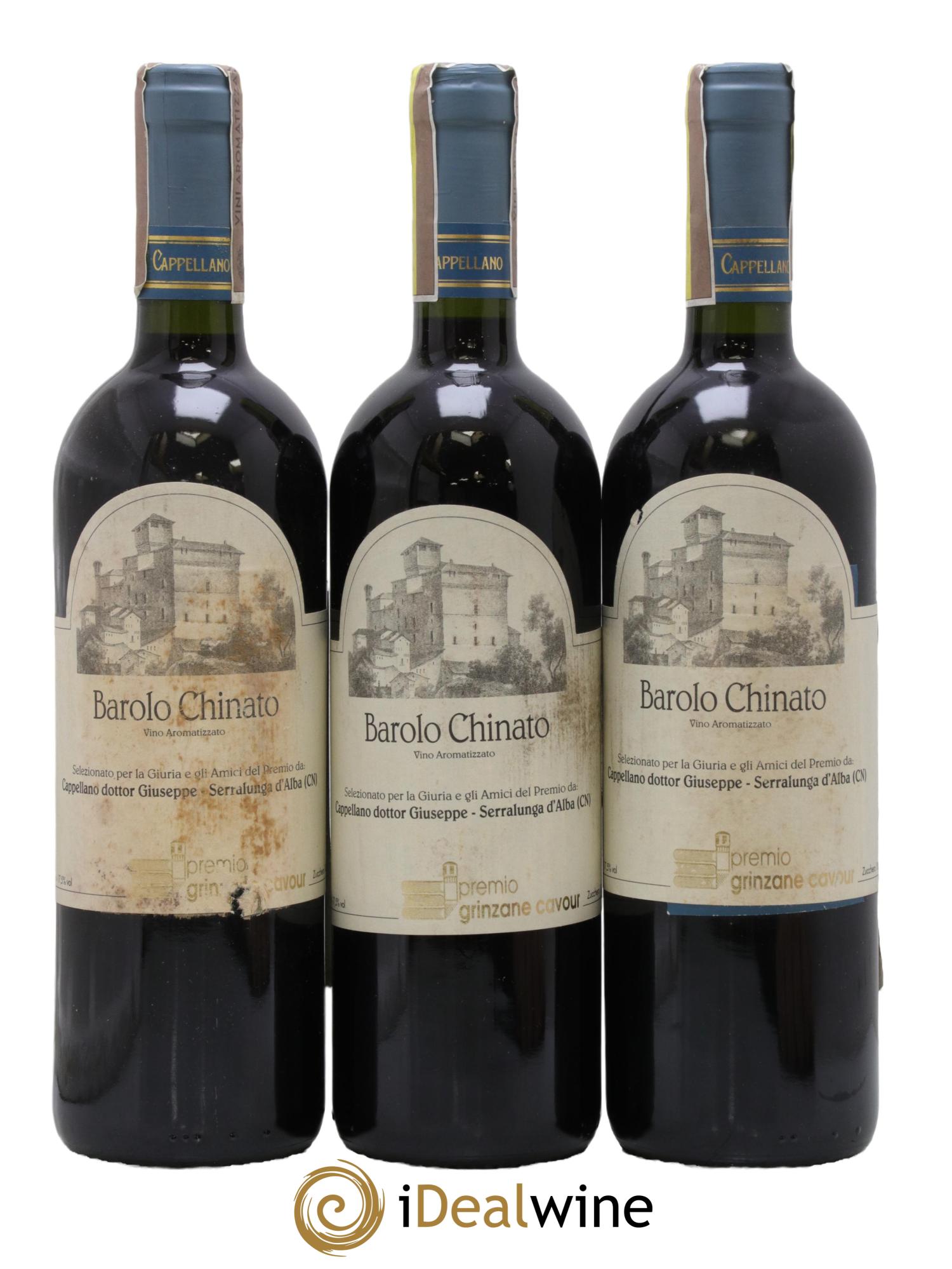 Barolo DOCG Chinato Vino Aromatizzato Cappellano - Lot de 3 bouteilles - 0