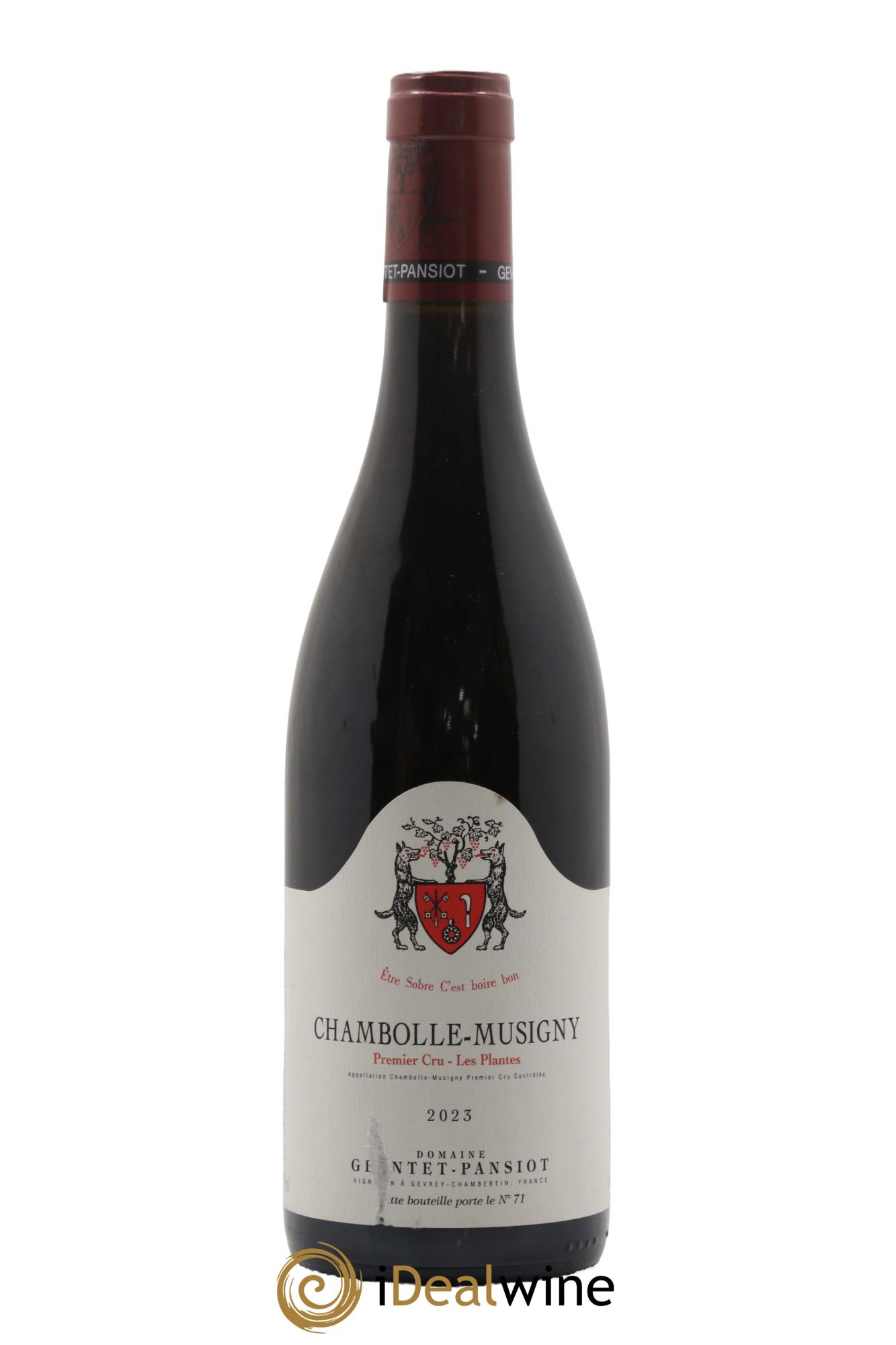 Chambolle-Musigny 1er Cru Les Plantes Geantet-Pansiot 2023 - Lotto di 1 bottiglia - 0
