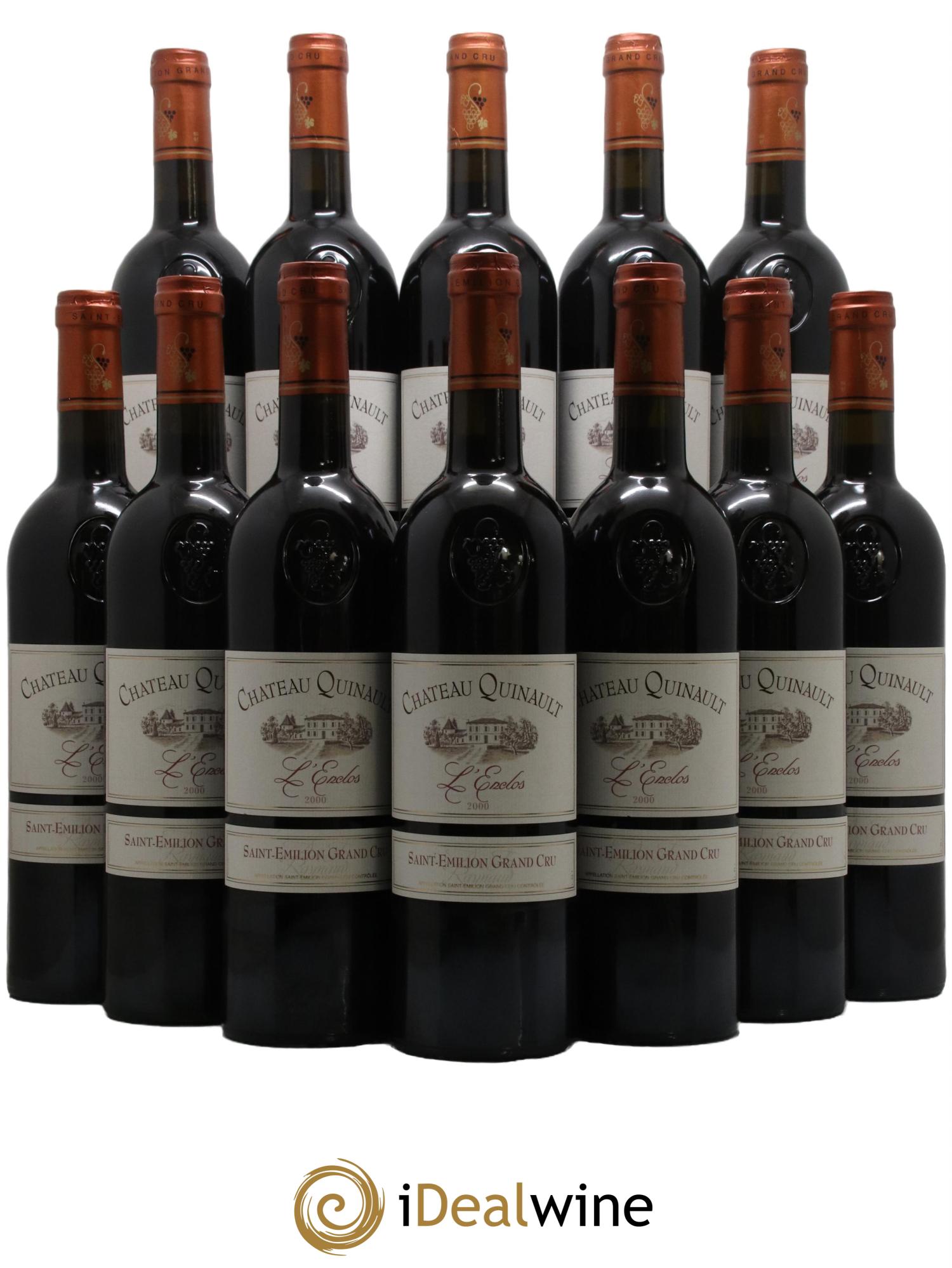 Château Quinault L'Enclos  2000 - Lot de 12 bouteilles - 0