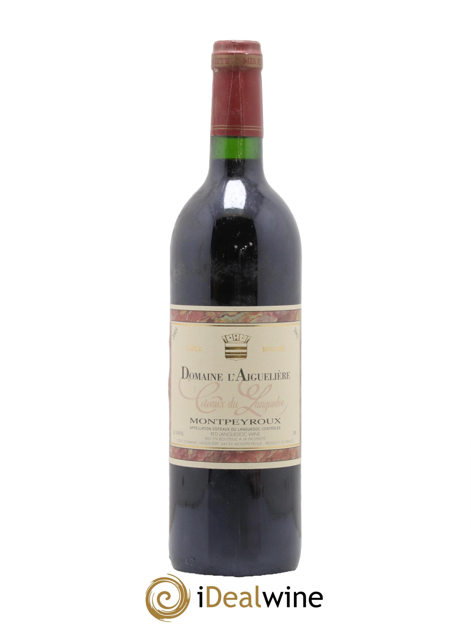 Languedoc Montpeyroux Domaine de l' Aiguelière Cote Rousse A. Commeyras 2003 - Lot de 1 bouteille - 0