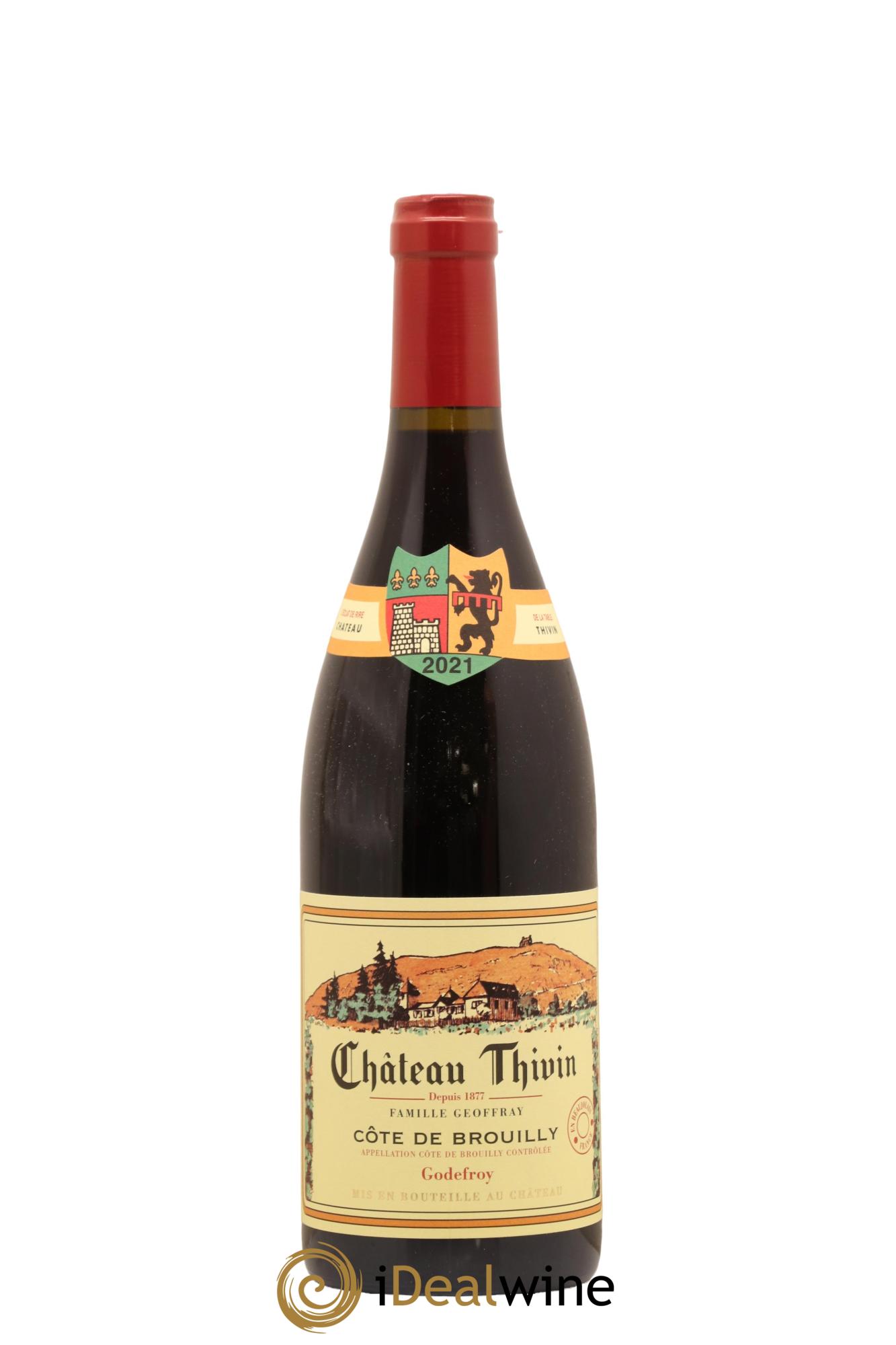 Côte de Brouilly Cuvée Godefroy Château Thivin 2021 - Lot de 1 bouteille - 0