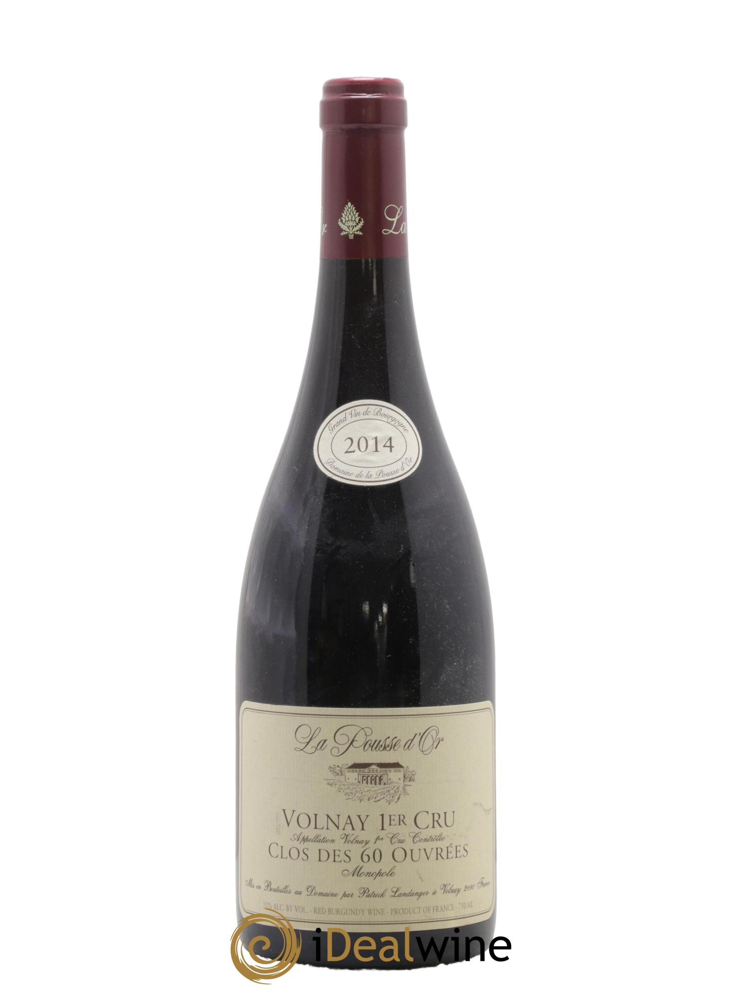 Volnay 1er Cru Clos des 60 ouvrées La Pousse d'Or (Domaine de) 2014 - Lotto di 1 bottiglia - 0