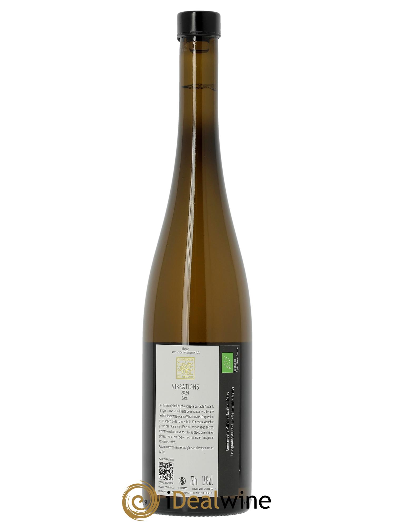 Alsace Vibrations Vignoble du Rêveur 2024 - Lot de 1 bouteille - 1