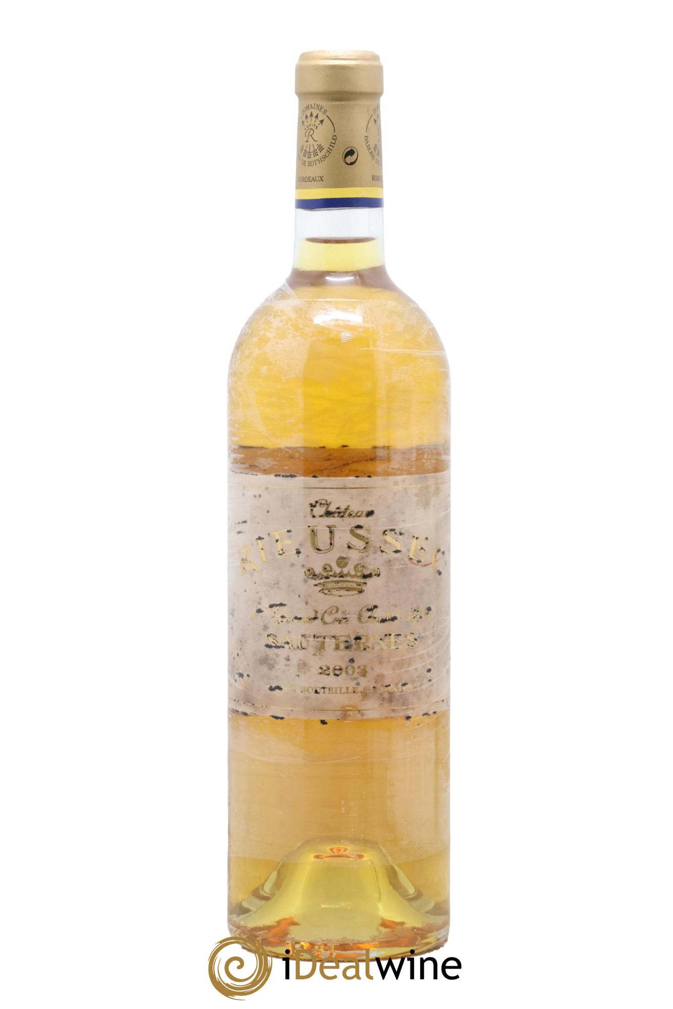Château Rieussec 1er Grand Cru Classé 2003 - Lotto di 1 bottiglia - 0