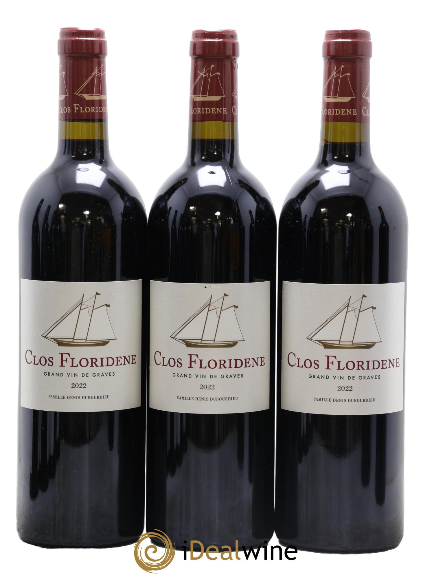 Clos Floridène 2022 - Lot of 3 bottles - 0
