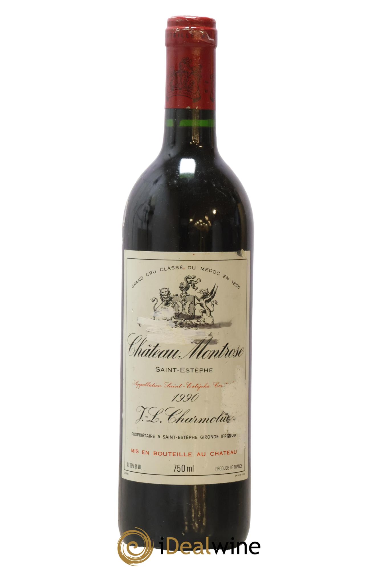 Château Montrose 2ème Grand Cru Classé 1990 - Lot de 1 bouteille - 0