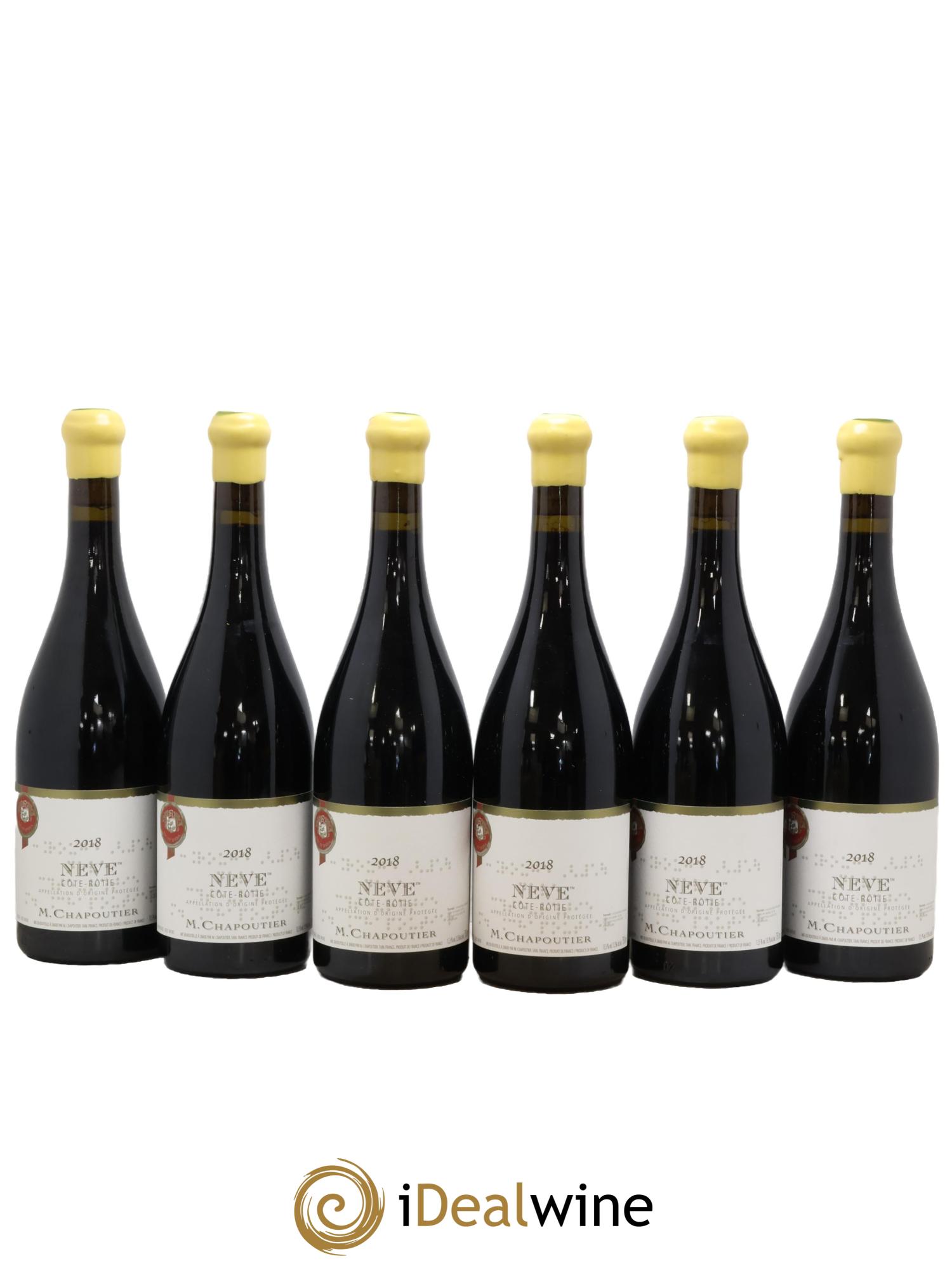 Côte-Rôtie La Neve Chapoutier 2018 - Lot of 6 bottles - 0