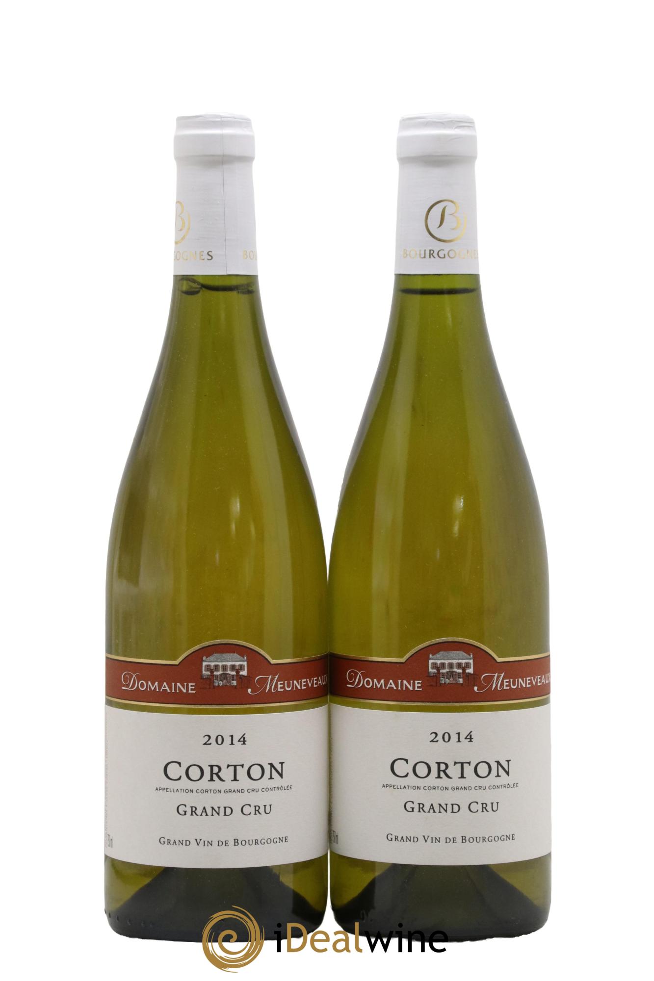 Corton Grand Cru Domaine Meuneveaux 2014 - Lot de 2 bouteilles - 0