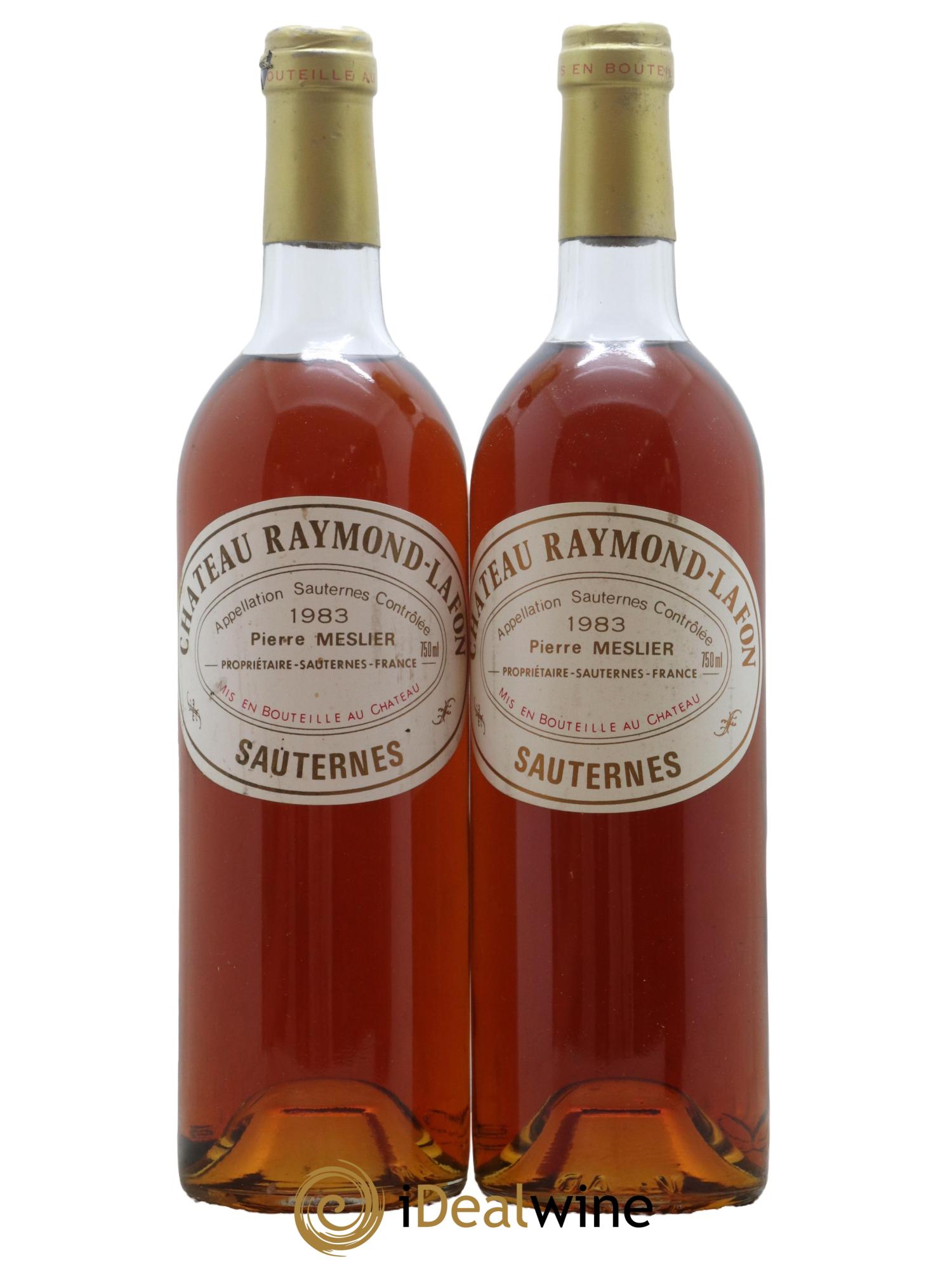 Château Raymond Lafon 1983 - Lotto di 2 bottiglie - 0