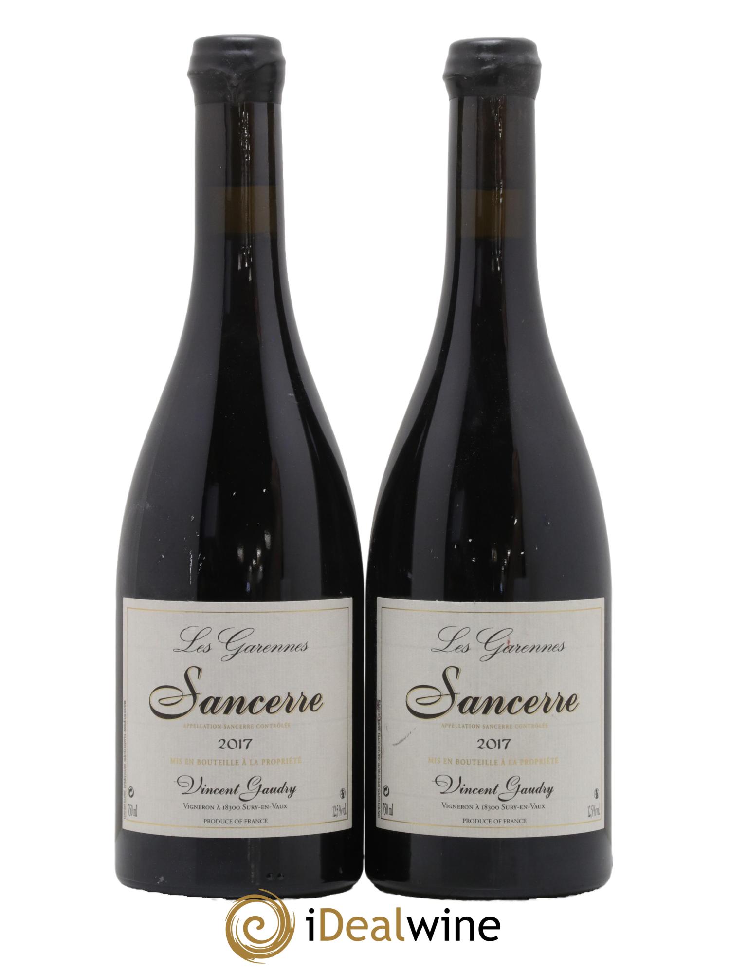 Sancerre Les Garennes Vincent Gaudry 2017 - Lot de 2 bouteilles - 0