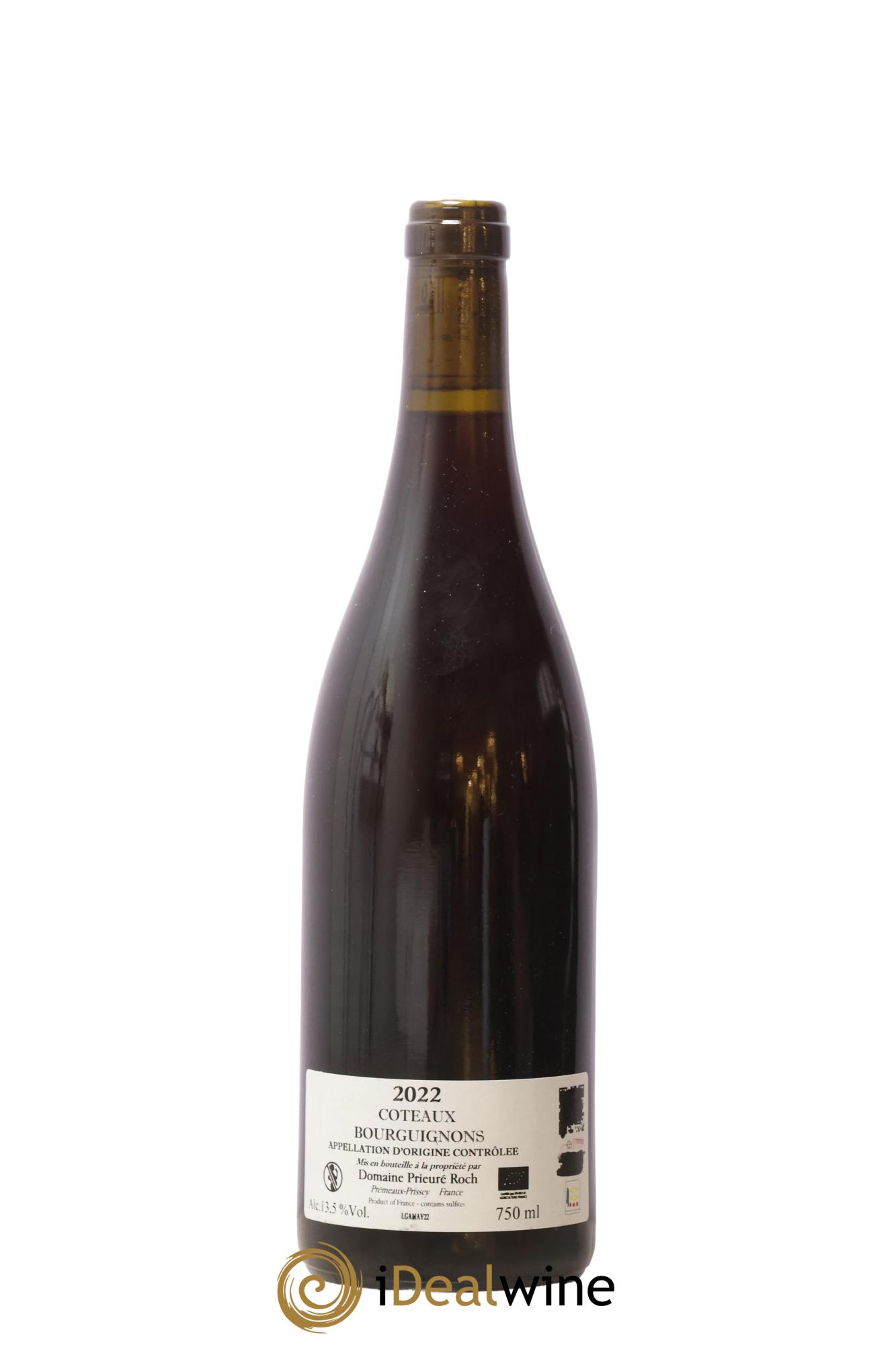 Coteaux Bourguignons Gamay Prieuré Roch 2022 - Lot de 1 bouteille - 1