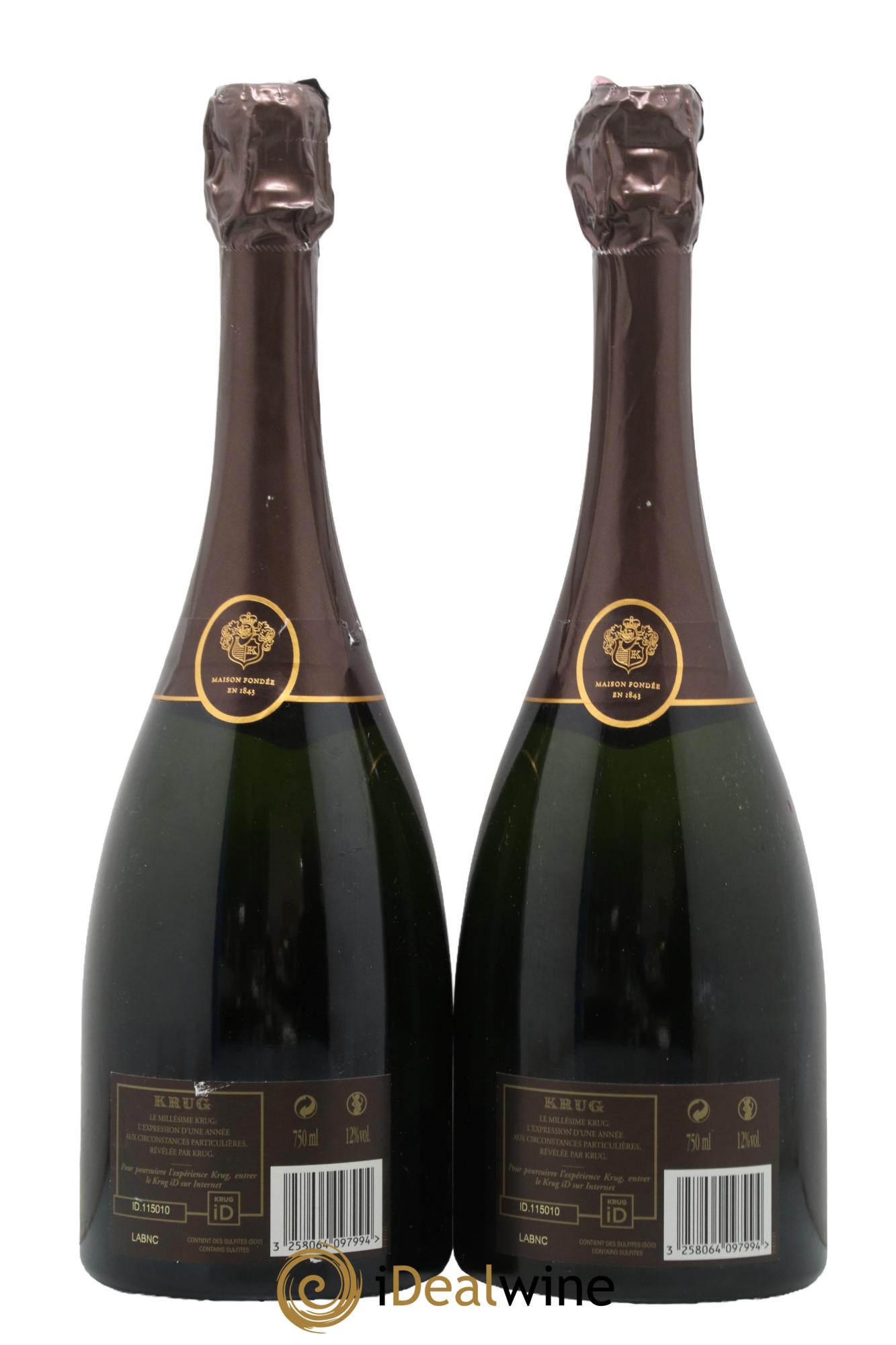 Vintage Krug 2000 - Lot of 2 bottles - 1