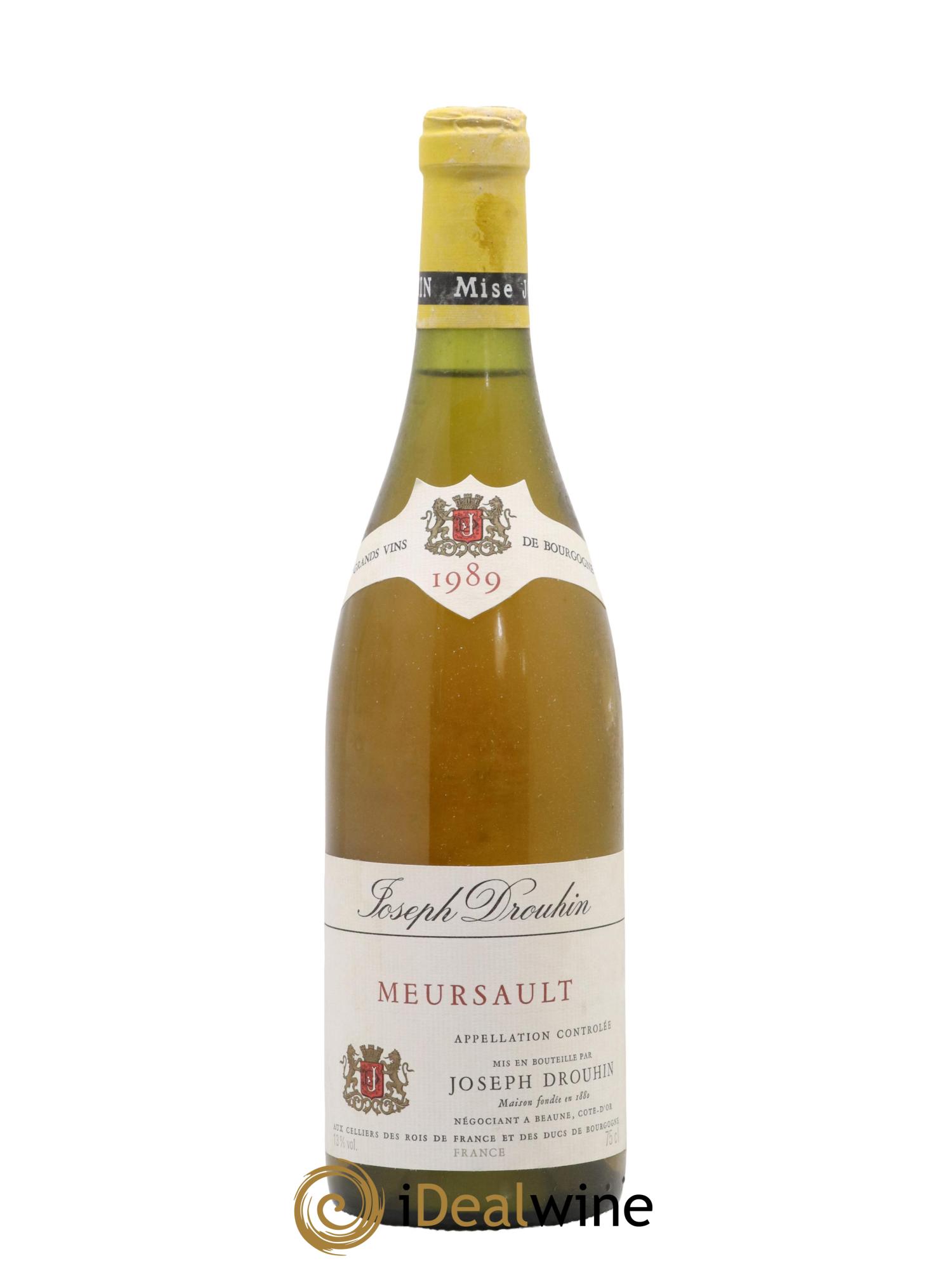 Meursault Joseph Drouhin 1989 - Lot de 1 bouteille - 0