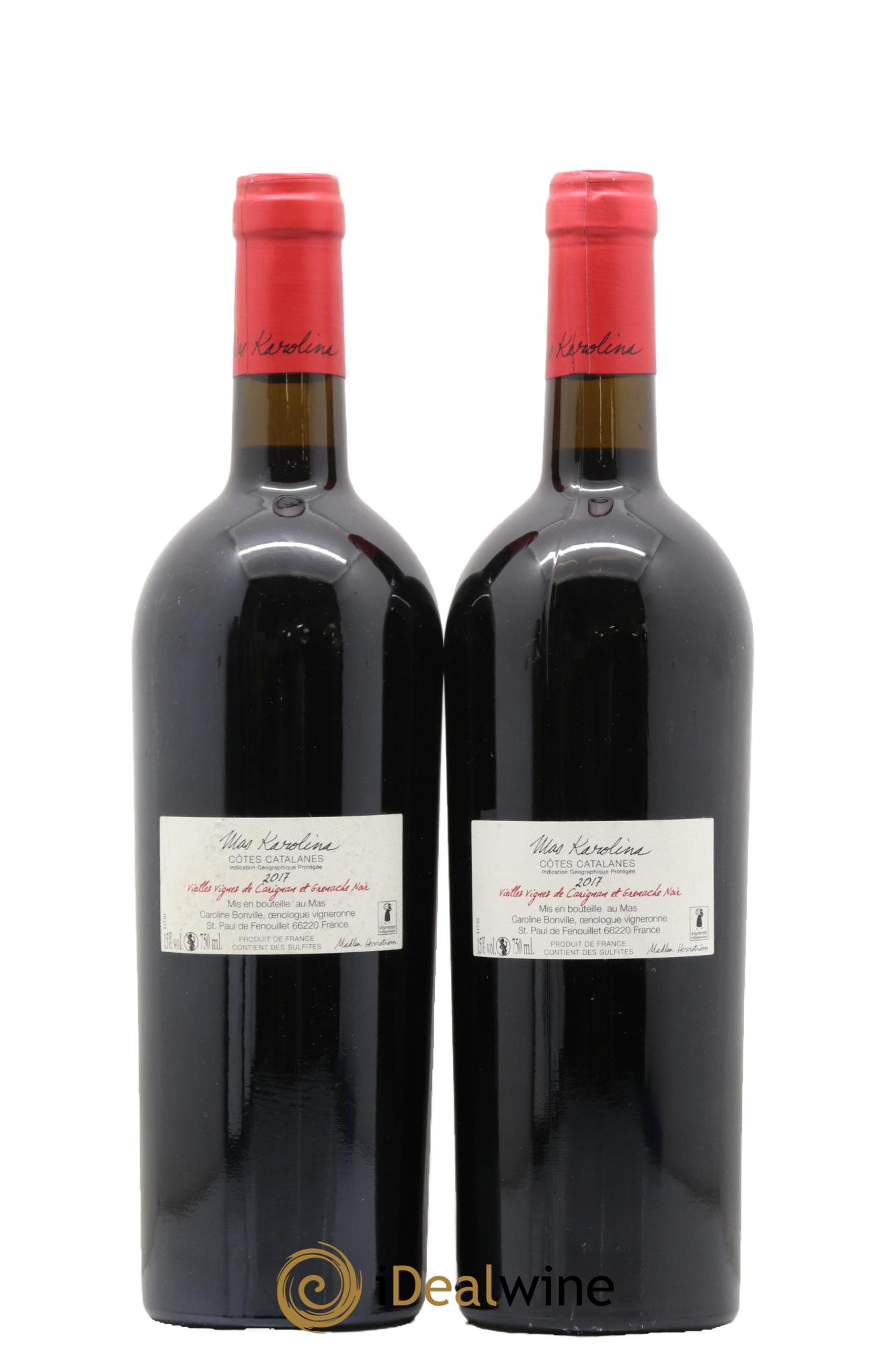 Côtes Catalanes (VDP des Côtes Catalanes) L'Enverre Mas Karolina 2017 - Lot de 2 bouteilles - 1