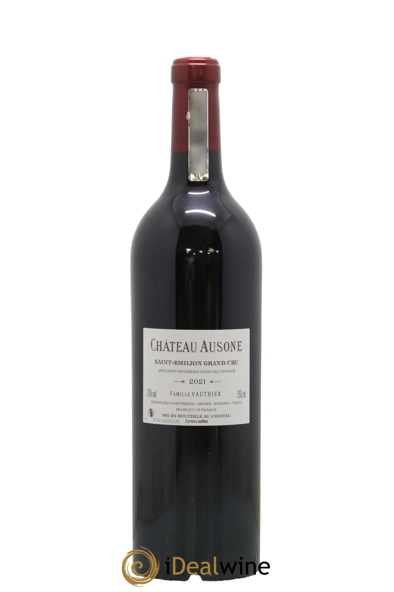Château Ausone 1er Grand Cru Classé A 2021 - Lot of 1 bottle - 2